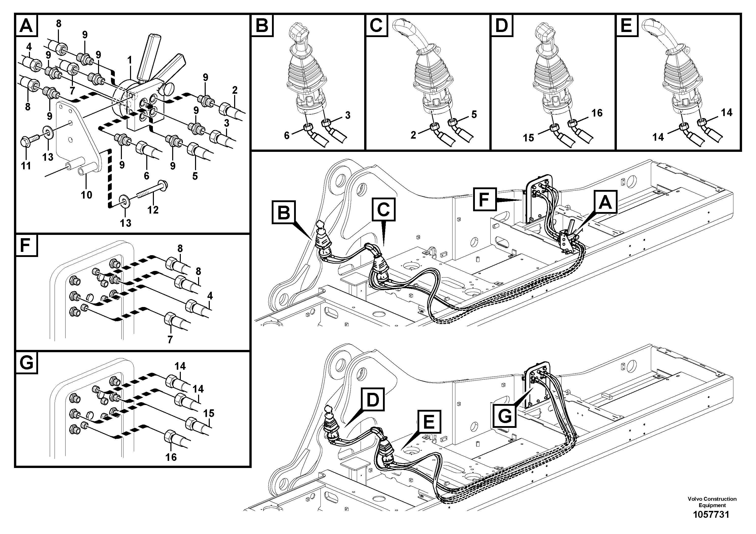 Seat frame VOE14624595 VOLVO