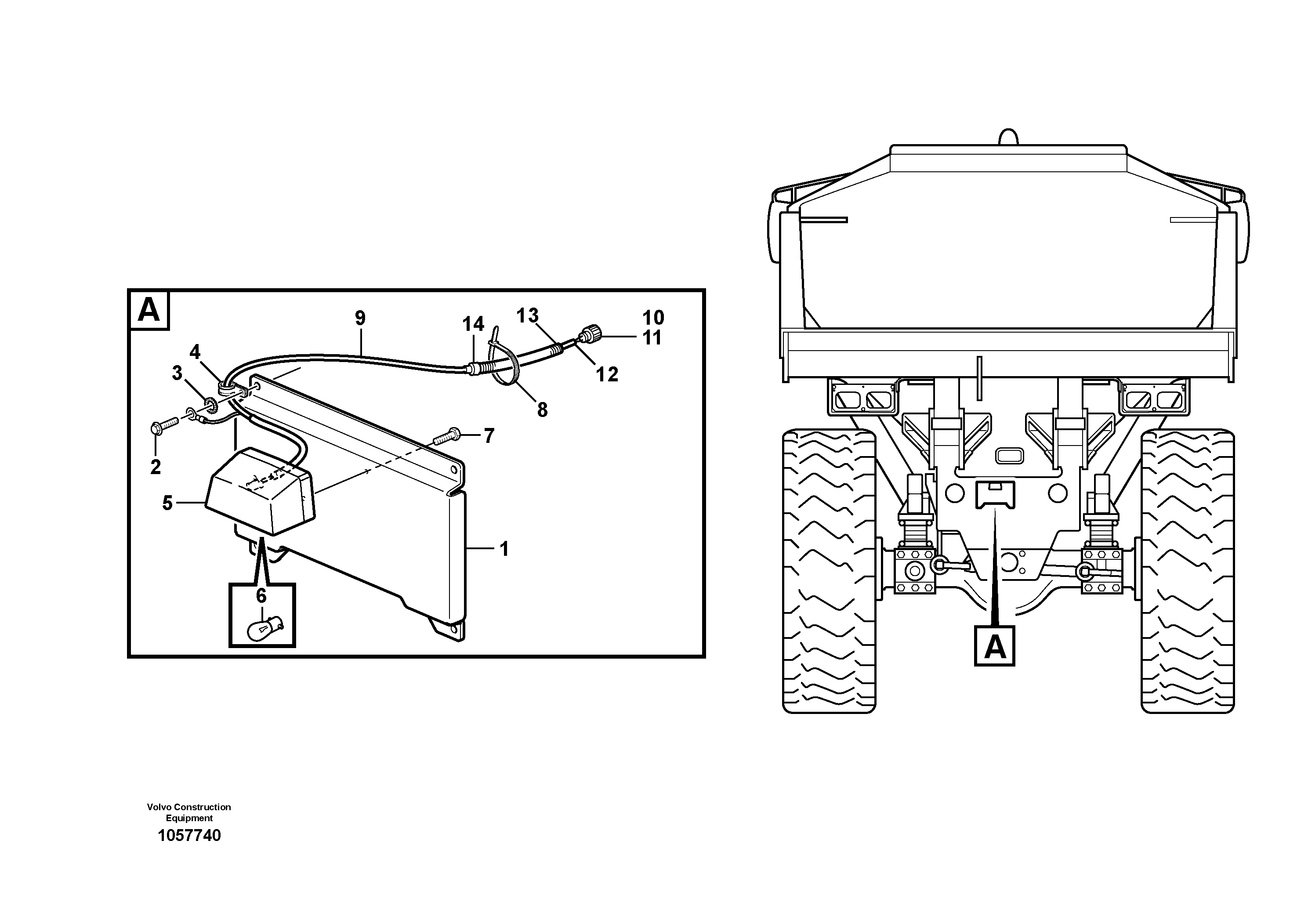 Support Leg VOE17240852 VOLVO