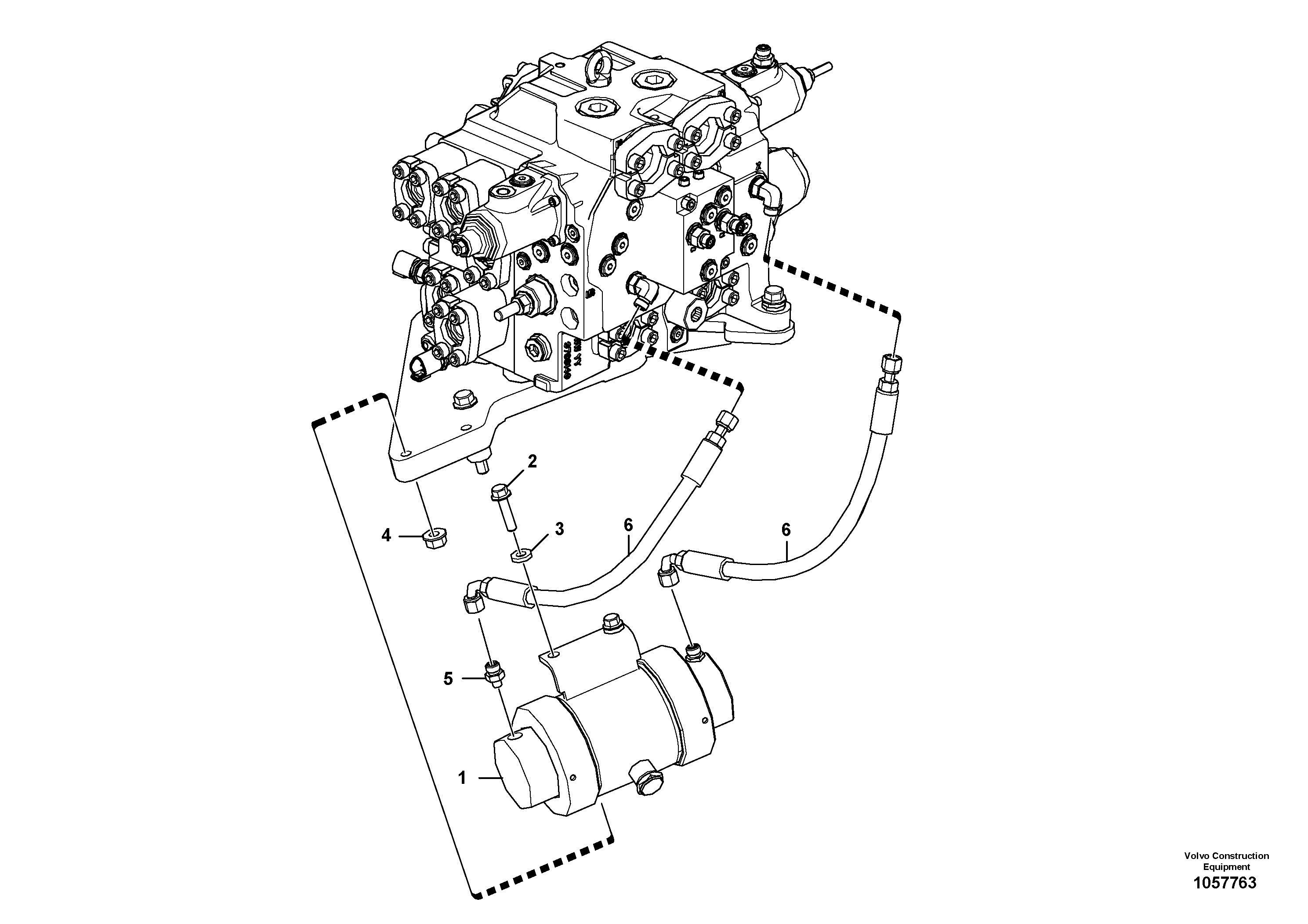 Timing gear casing VOE15032406 VOLVO