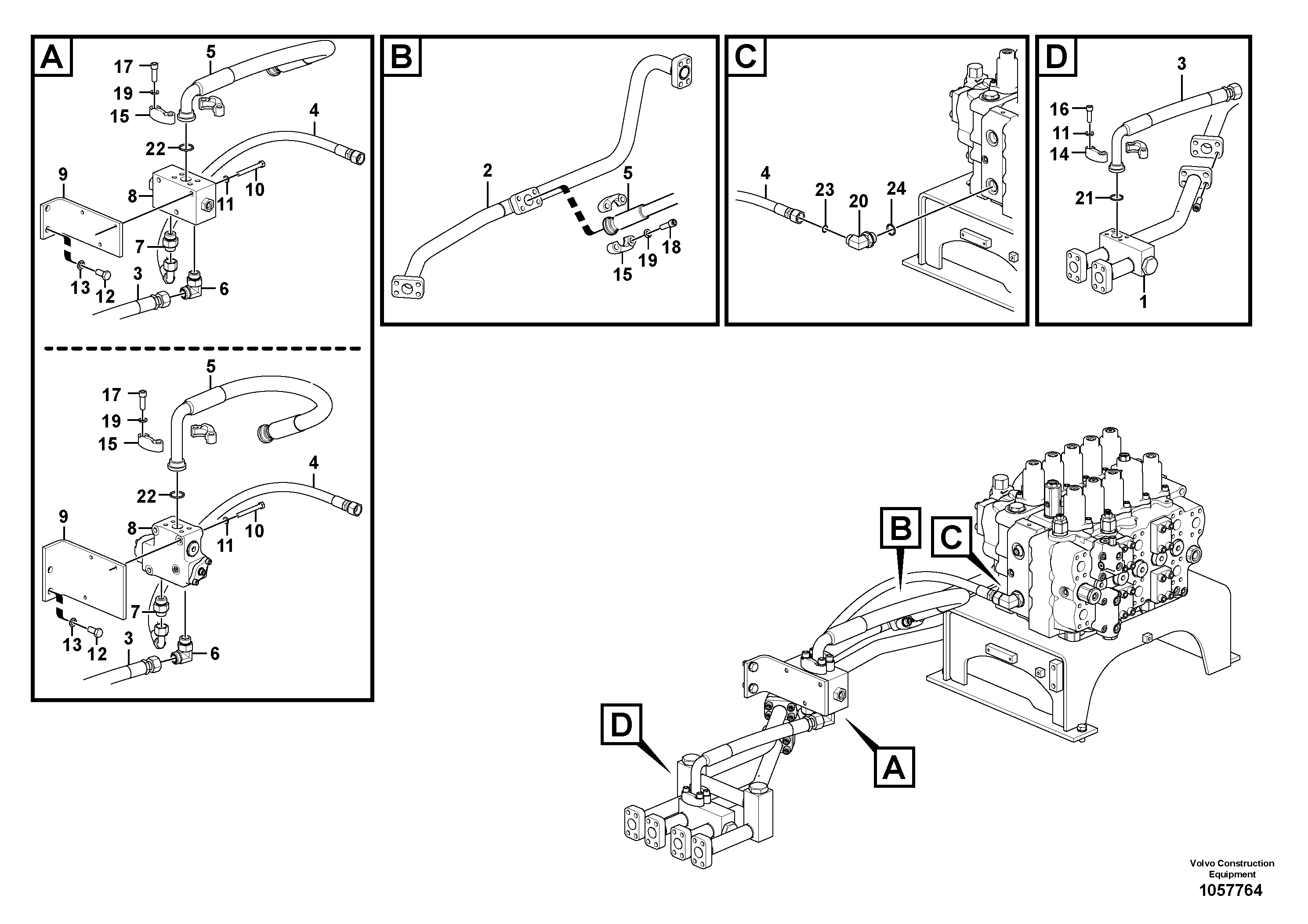 Timing gear casing VOE15034472 VOLVO
