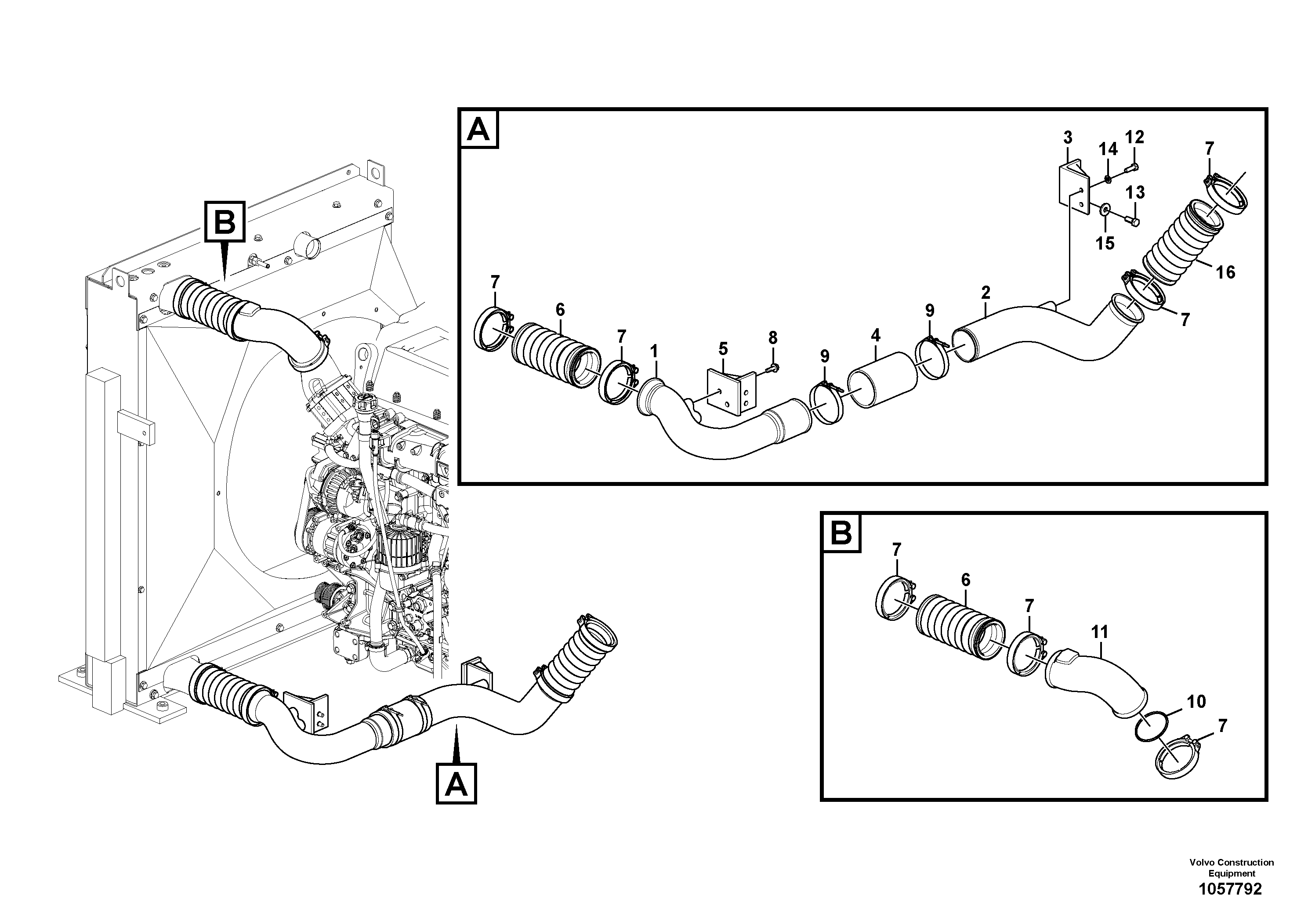 Bracket VOE14620890 VOLVO