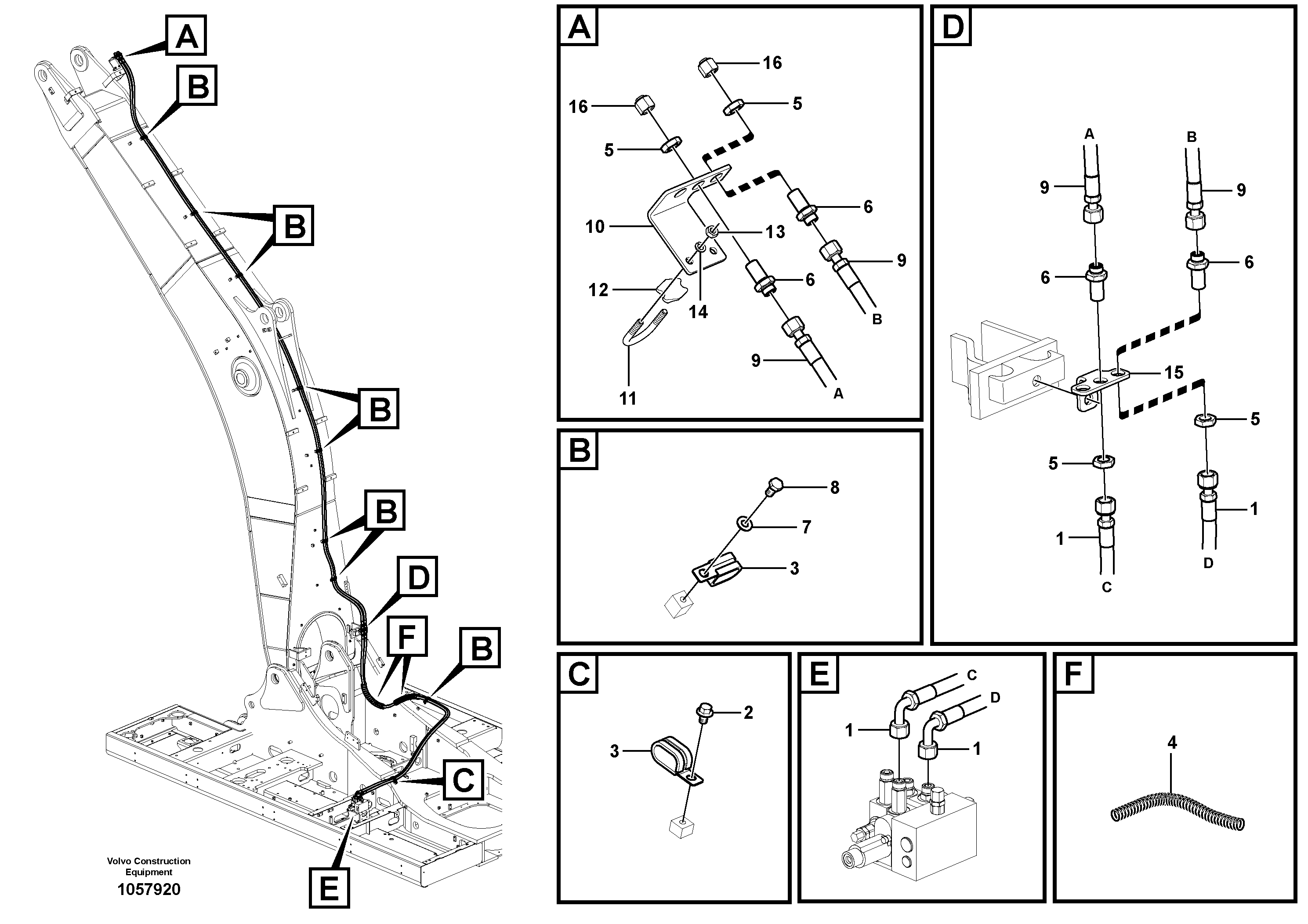 Seat frame VOE14538947 VOLVO