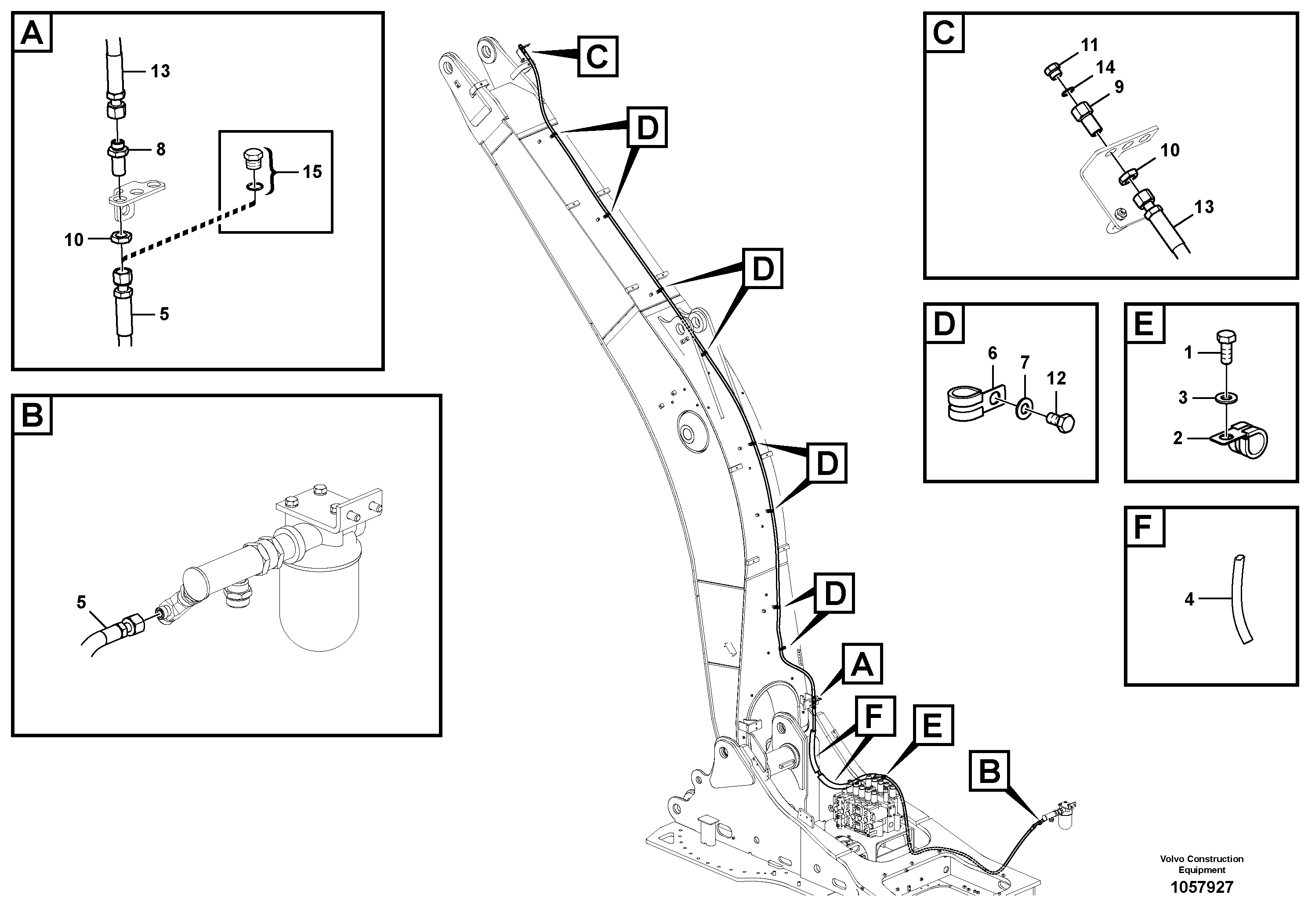 Timing gear casing VOE15187363 VOLVO