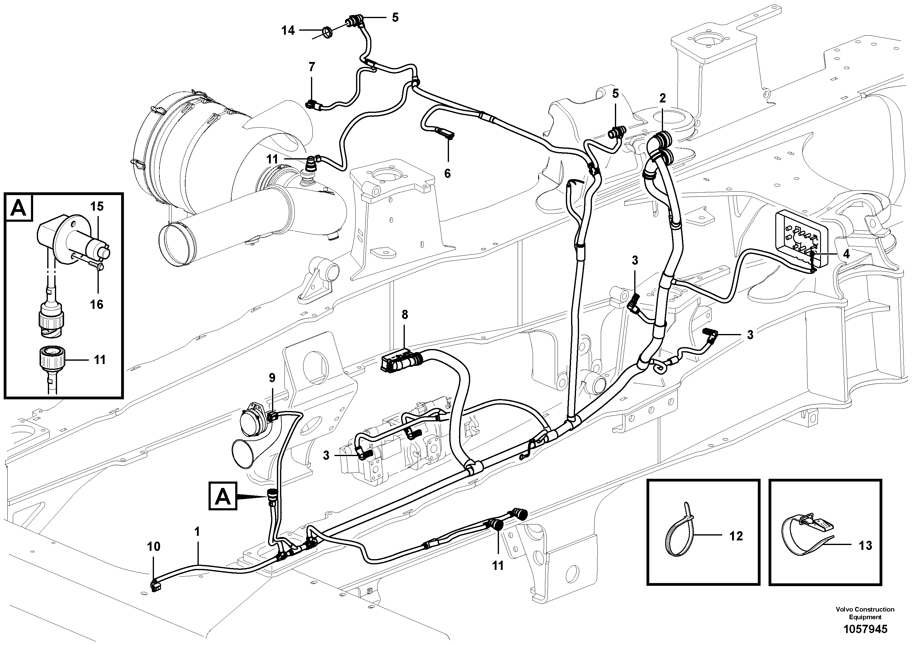 Support Leg VOE17231395 VOLVO