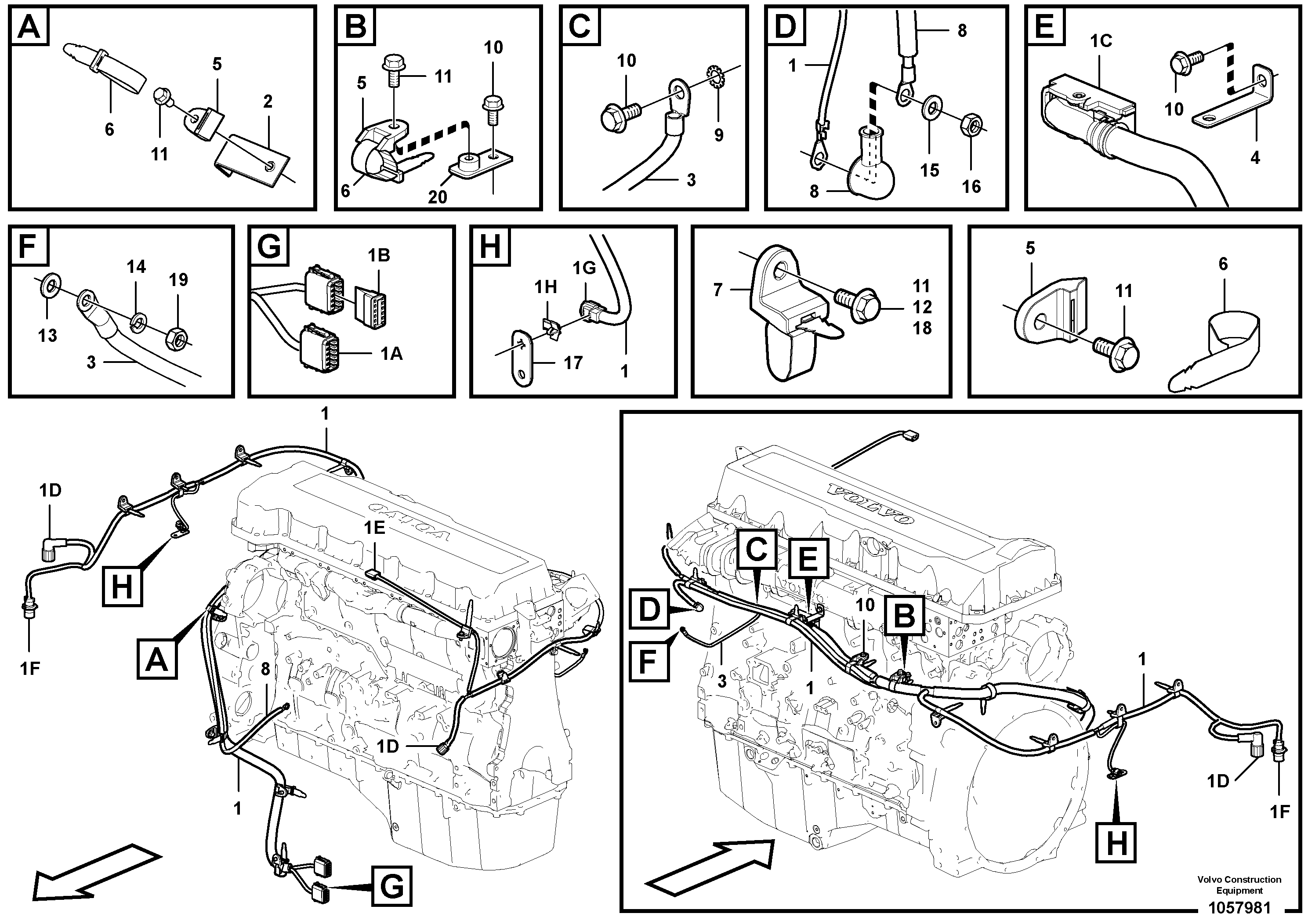 Bracket VOE14620146 VOLVO