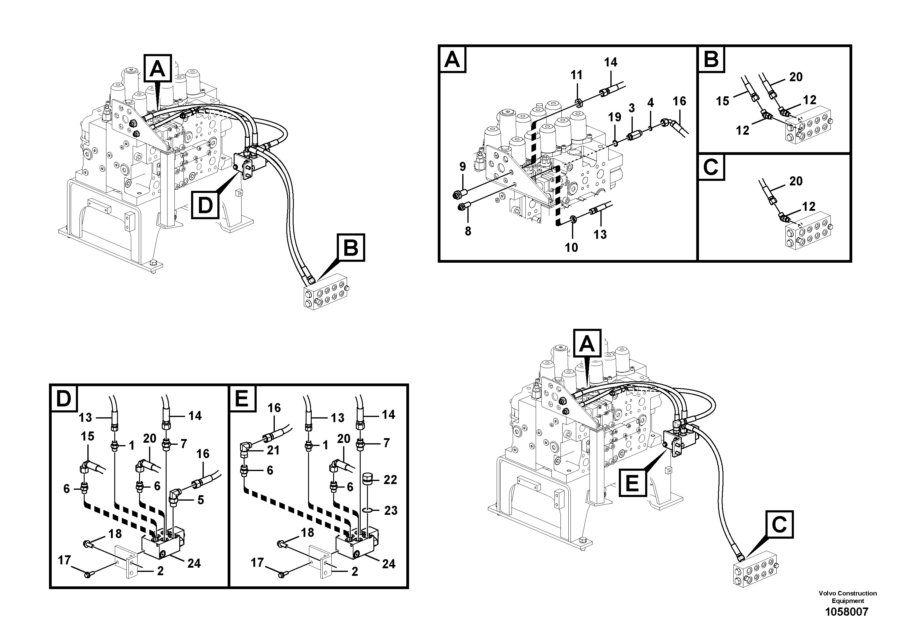 Timing gear casing VOE936470 VOLVO