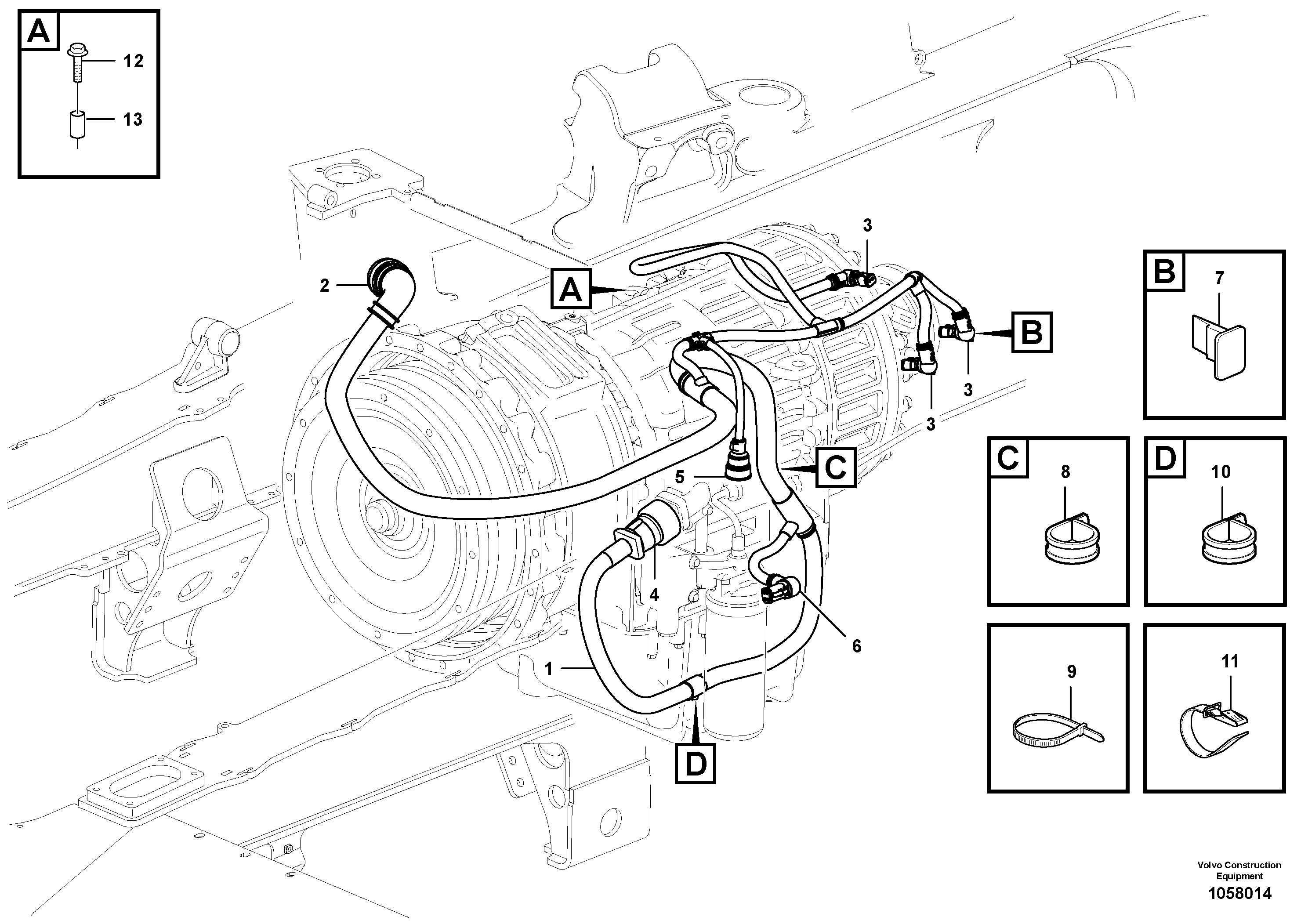 Support Leg VOE15193009 VOLVO