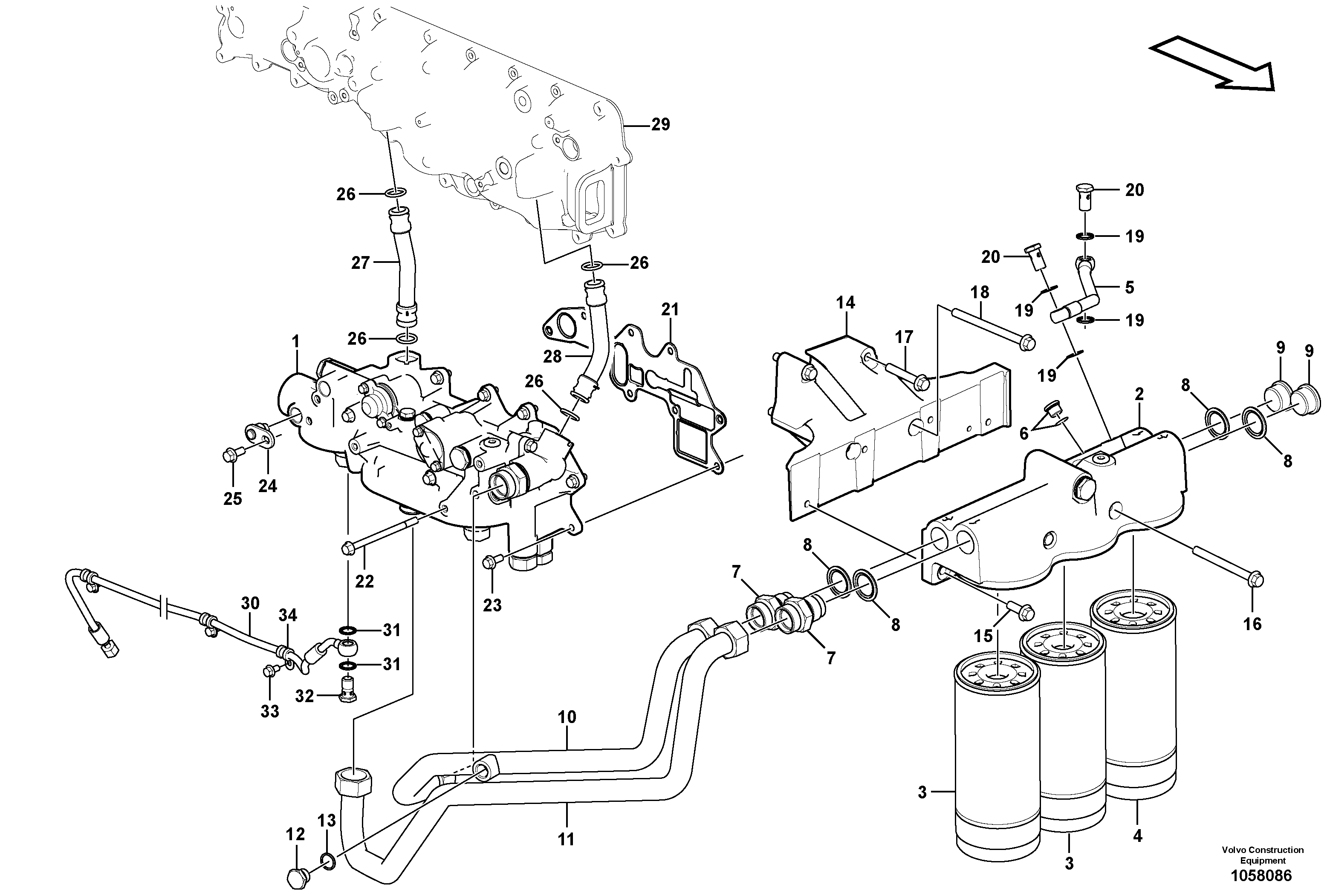 Press. lim. valve VOE22015188 VOLVO