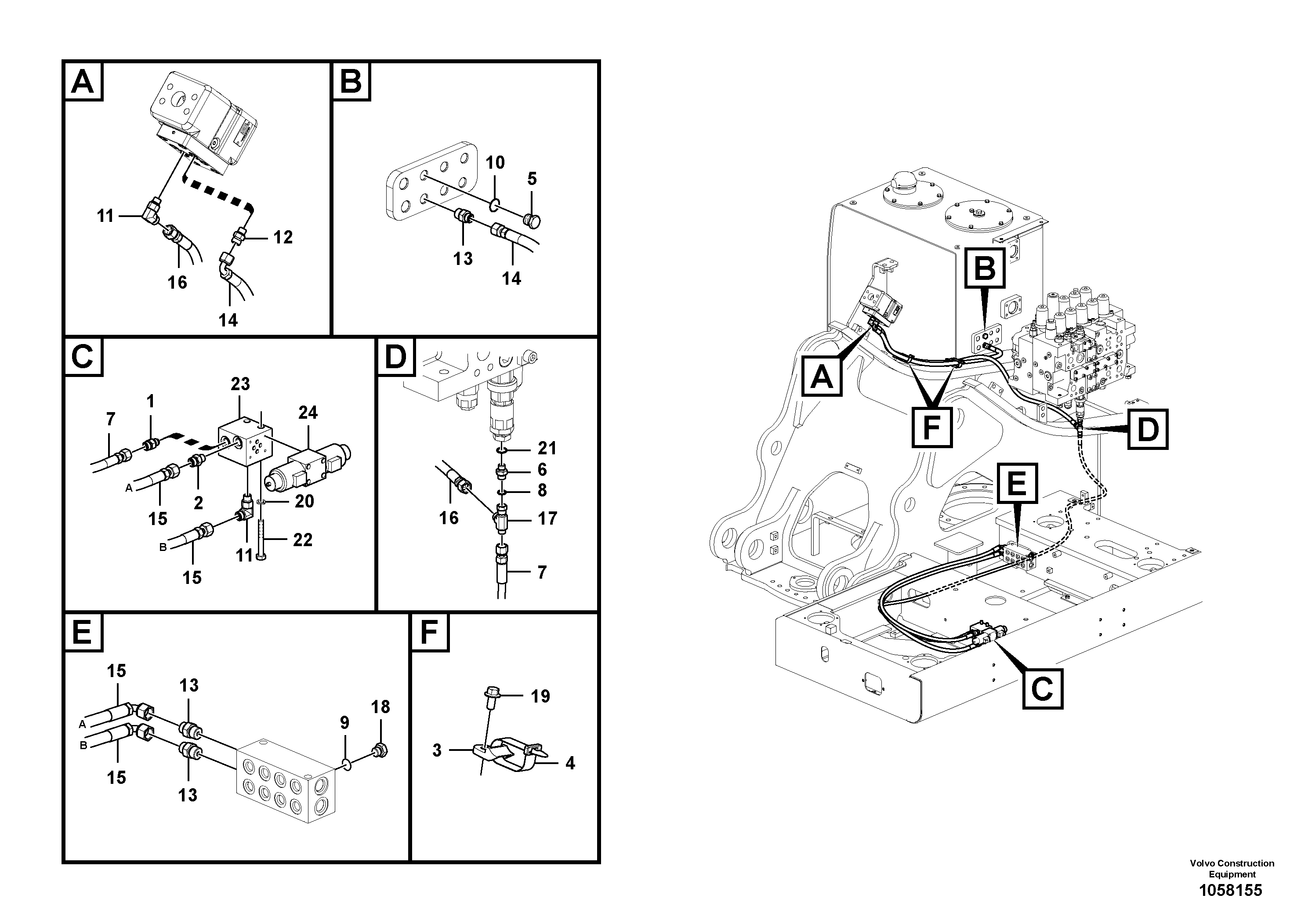 Timing gear casing VOE15174341 VOLVO