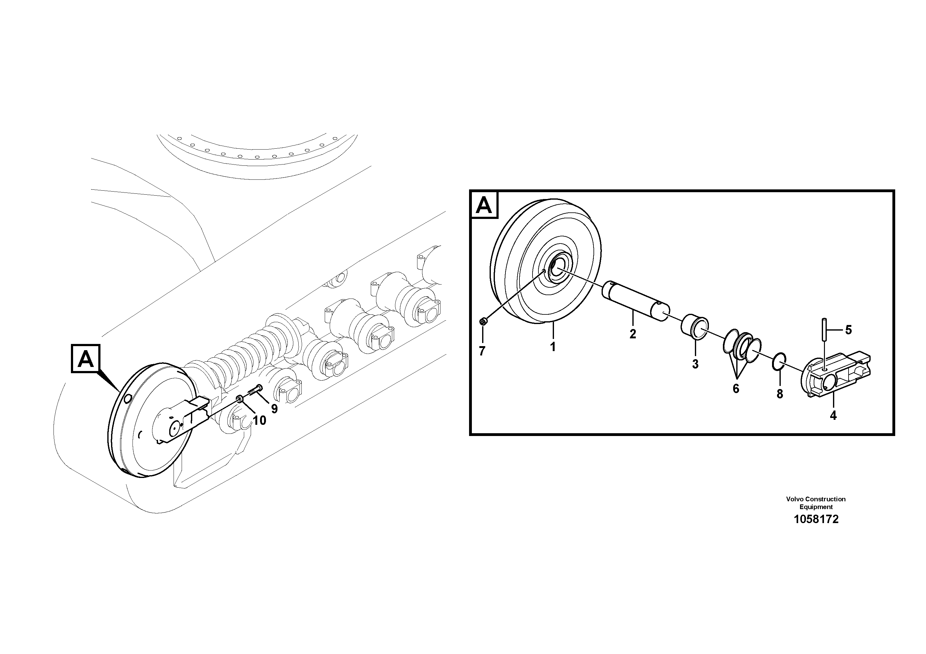 Differential Housing VOE14601736 VOLVO