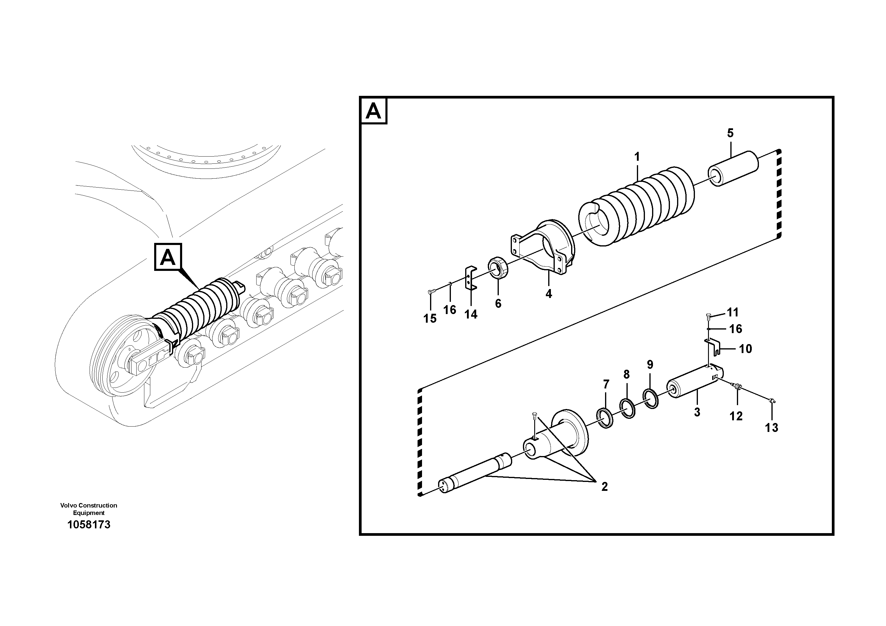 Rubber Clamp VOE14737834 VOLVO