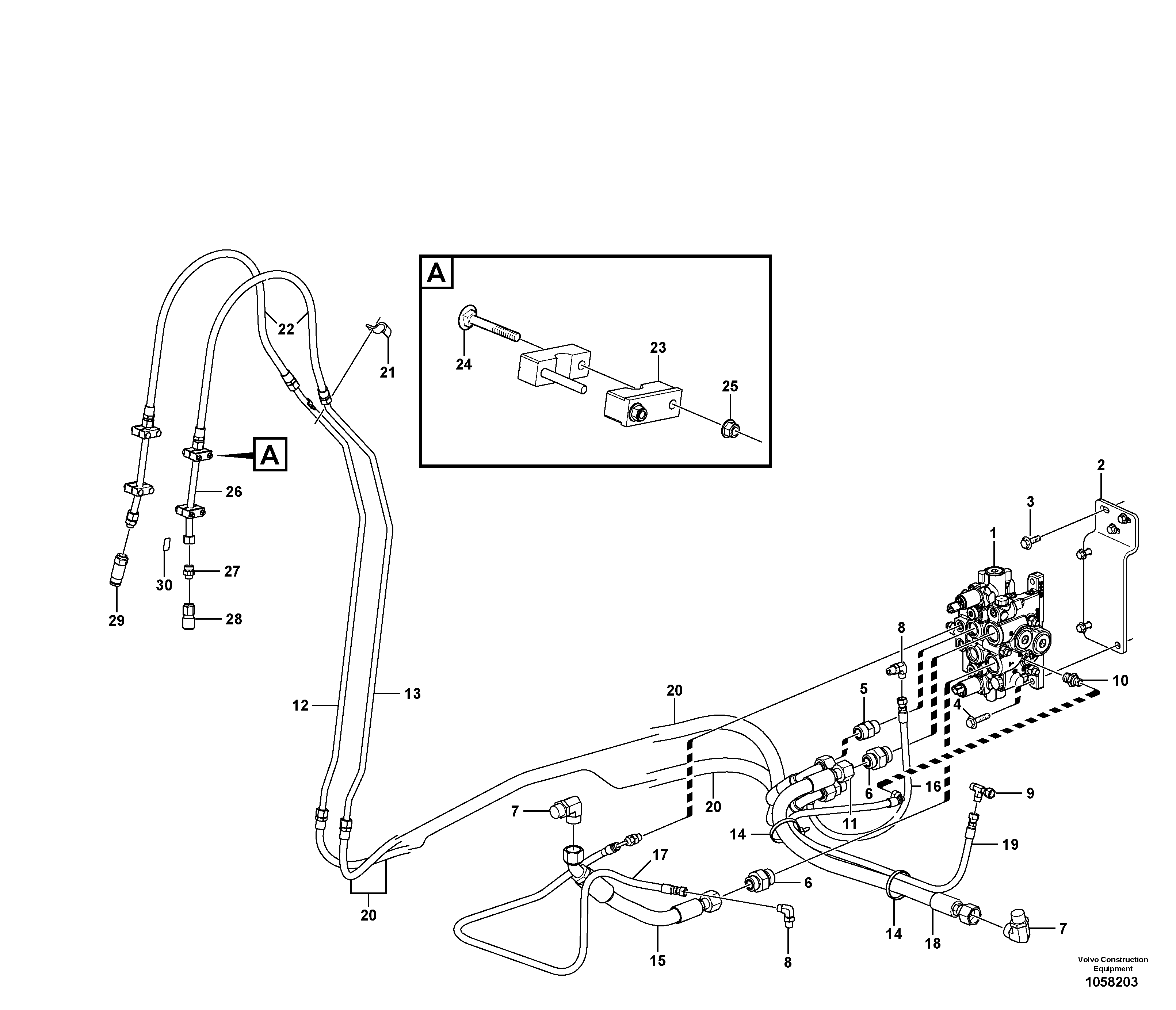Timing gear casing VOE16225115 VOLVO