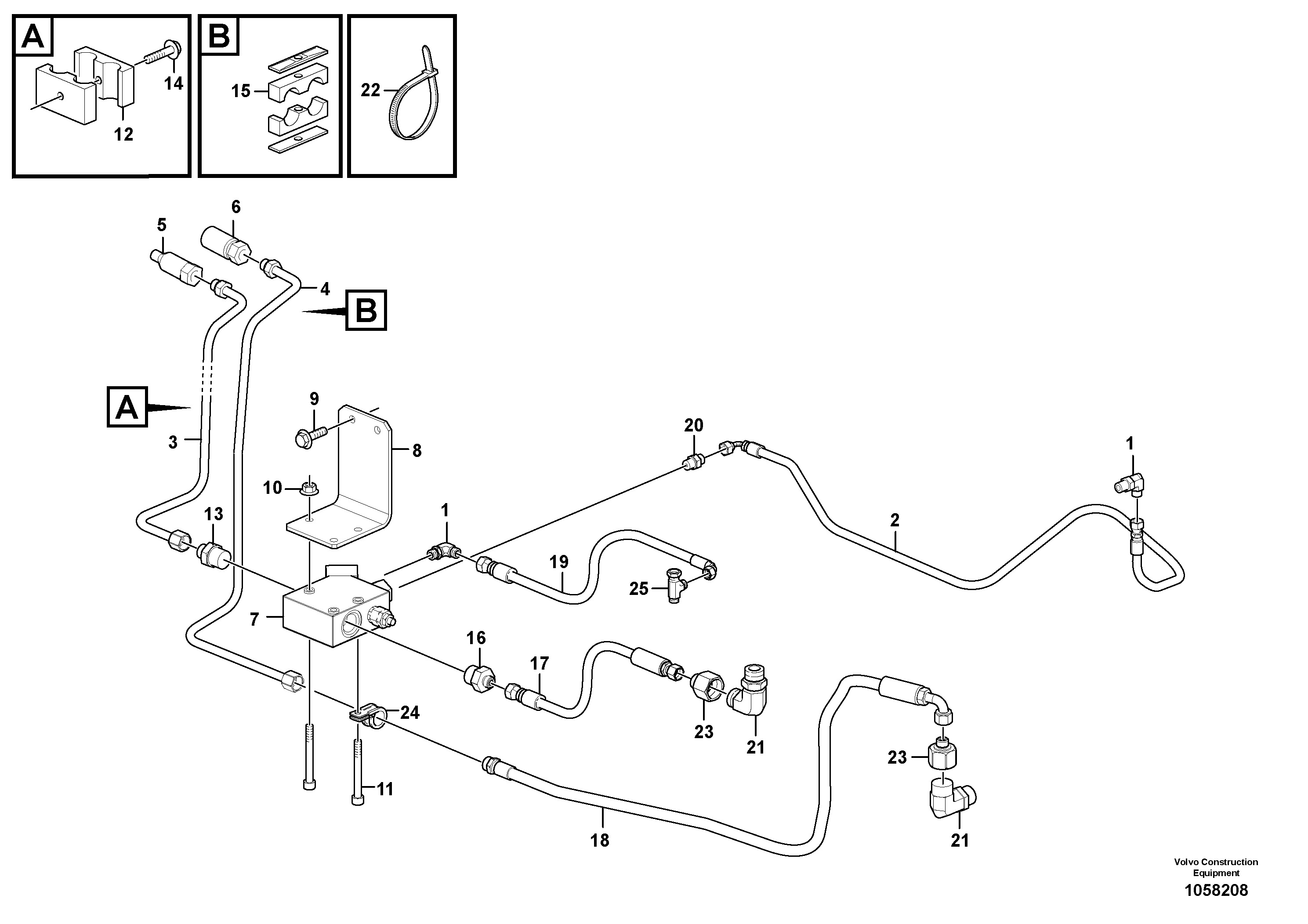 Timing gear casing VOE936396 VOLVO