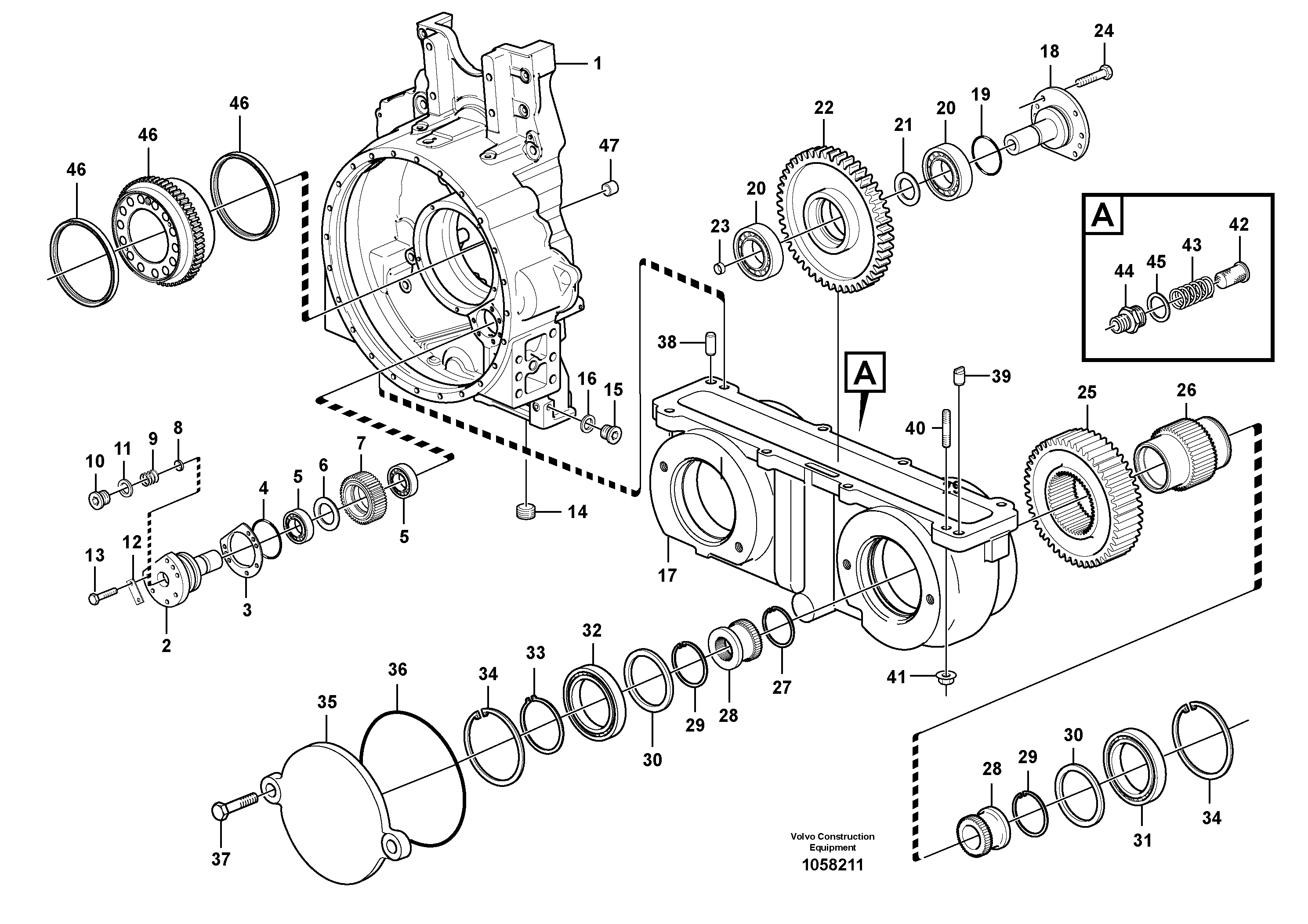 Mounting rail VOE994646 VOLVO