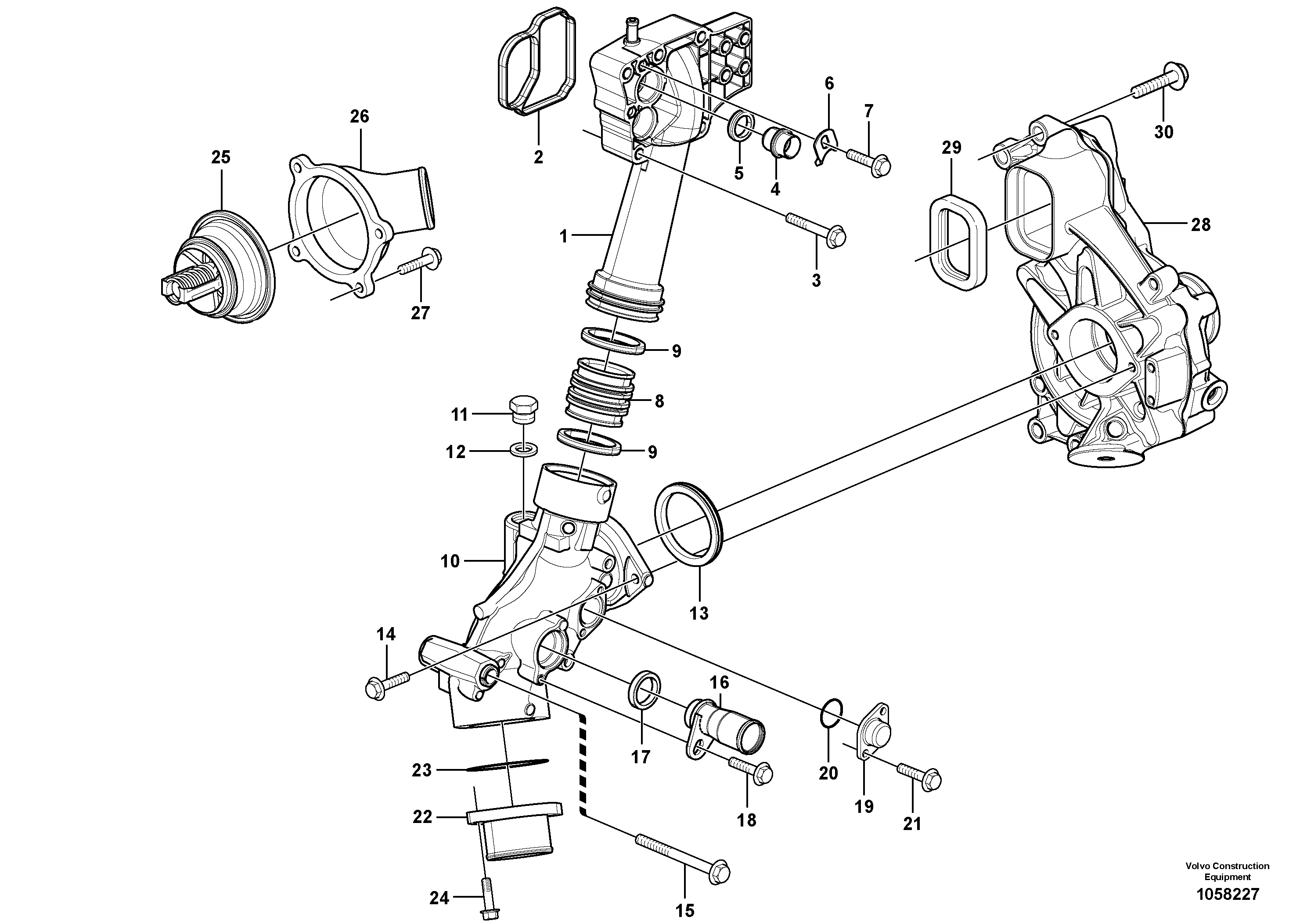 Маслоотражающее кольцо VOE21861948 VOLVO