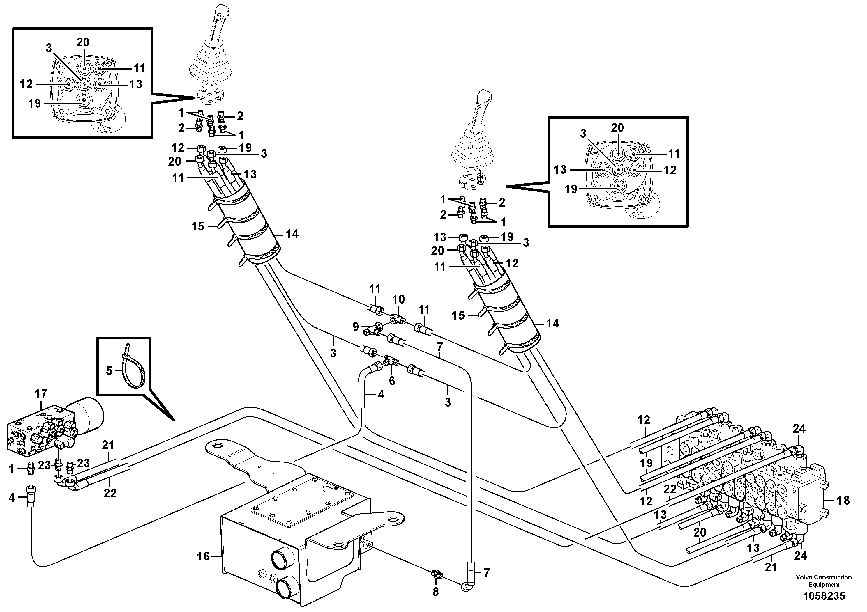 Timing gear casing VOE15038697 VOLVO