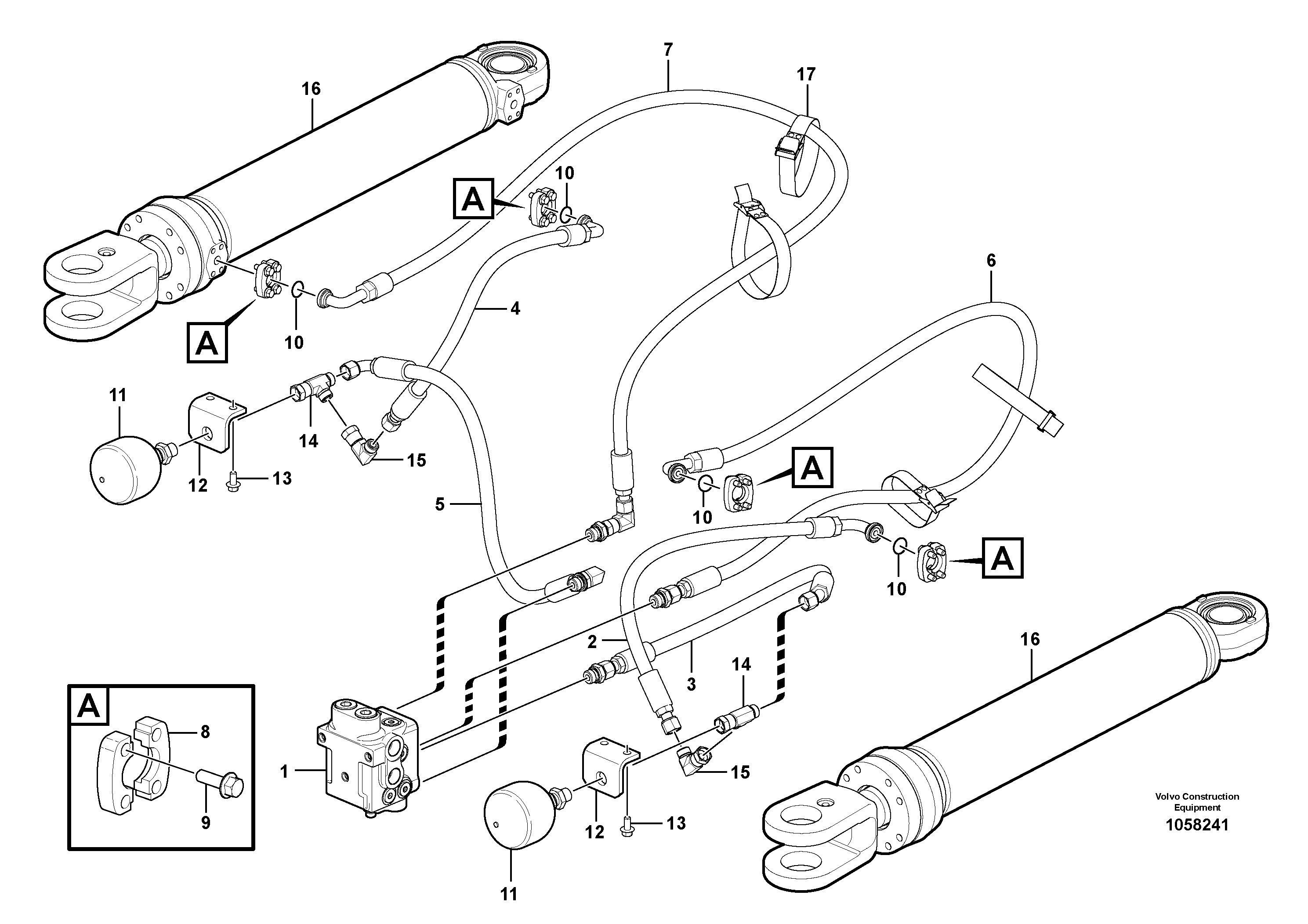 Timing gear casing VOE15134489 VOLVO