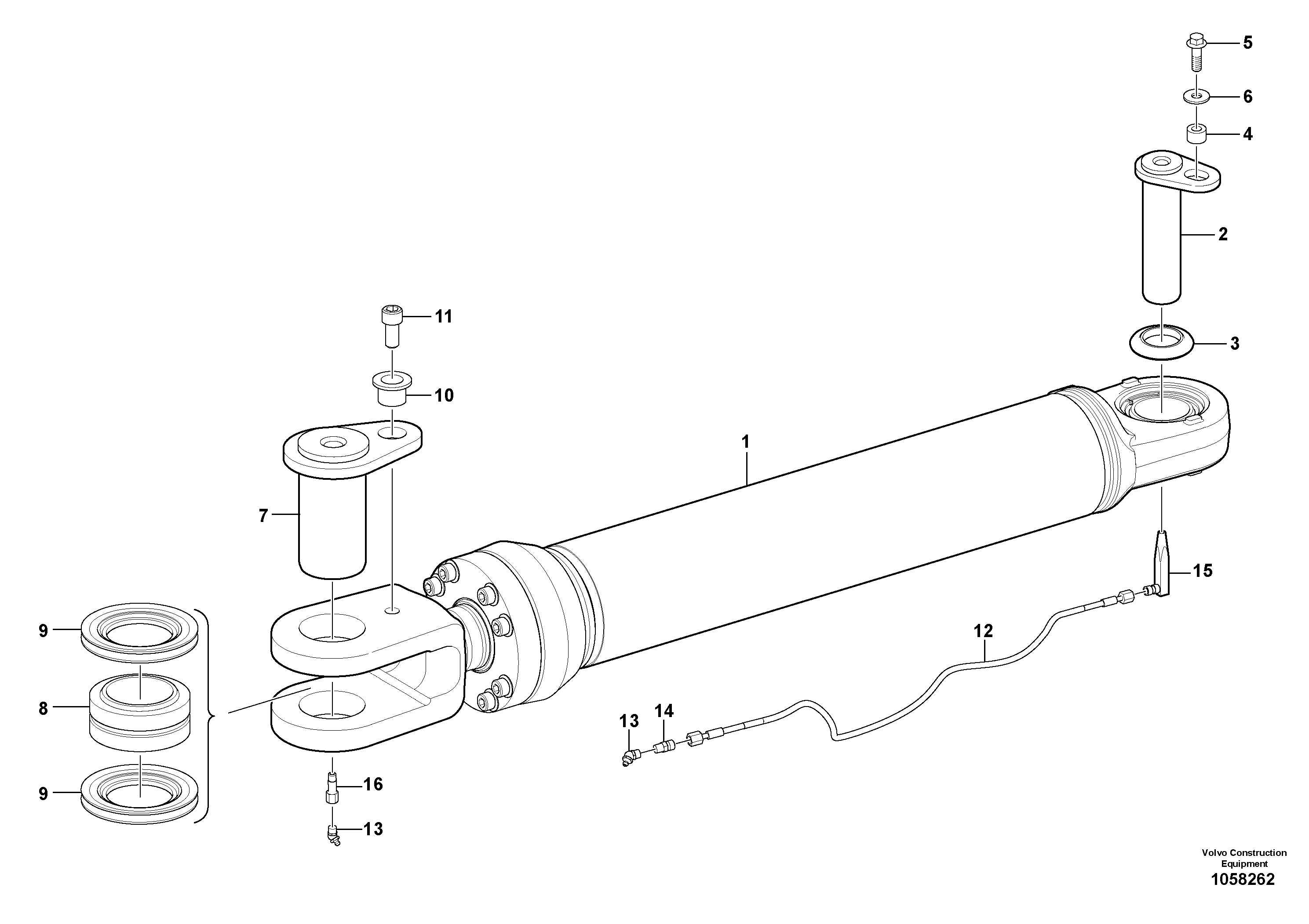 Tube Support VOE16626398 VOLVO