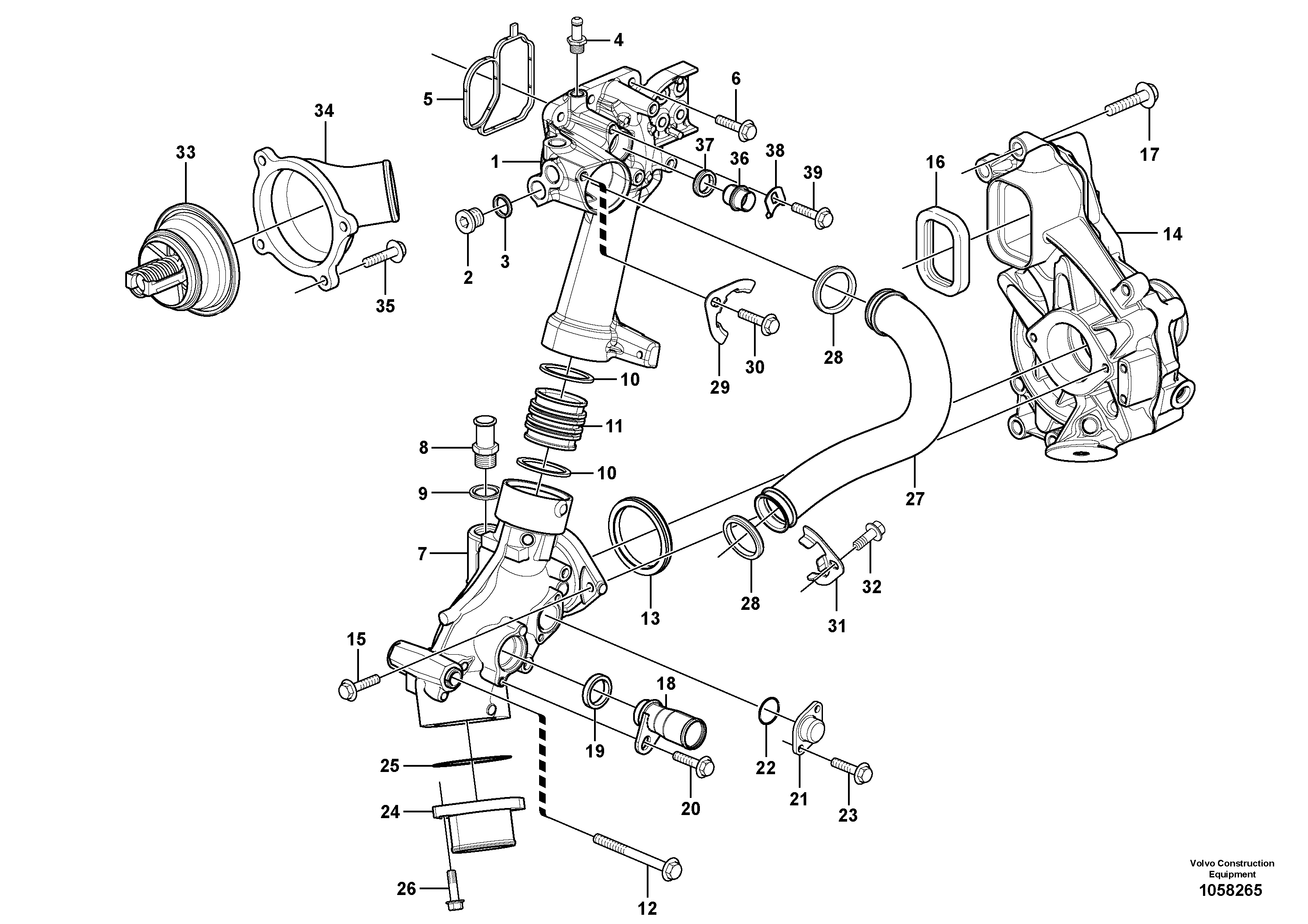 Front Spring VOE994441 VOLVO