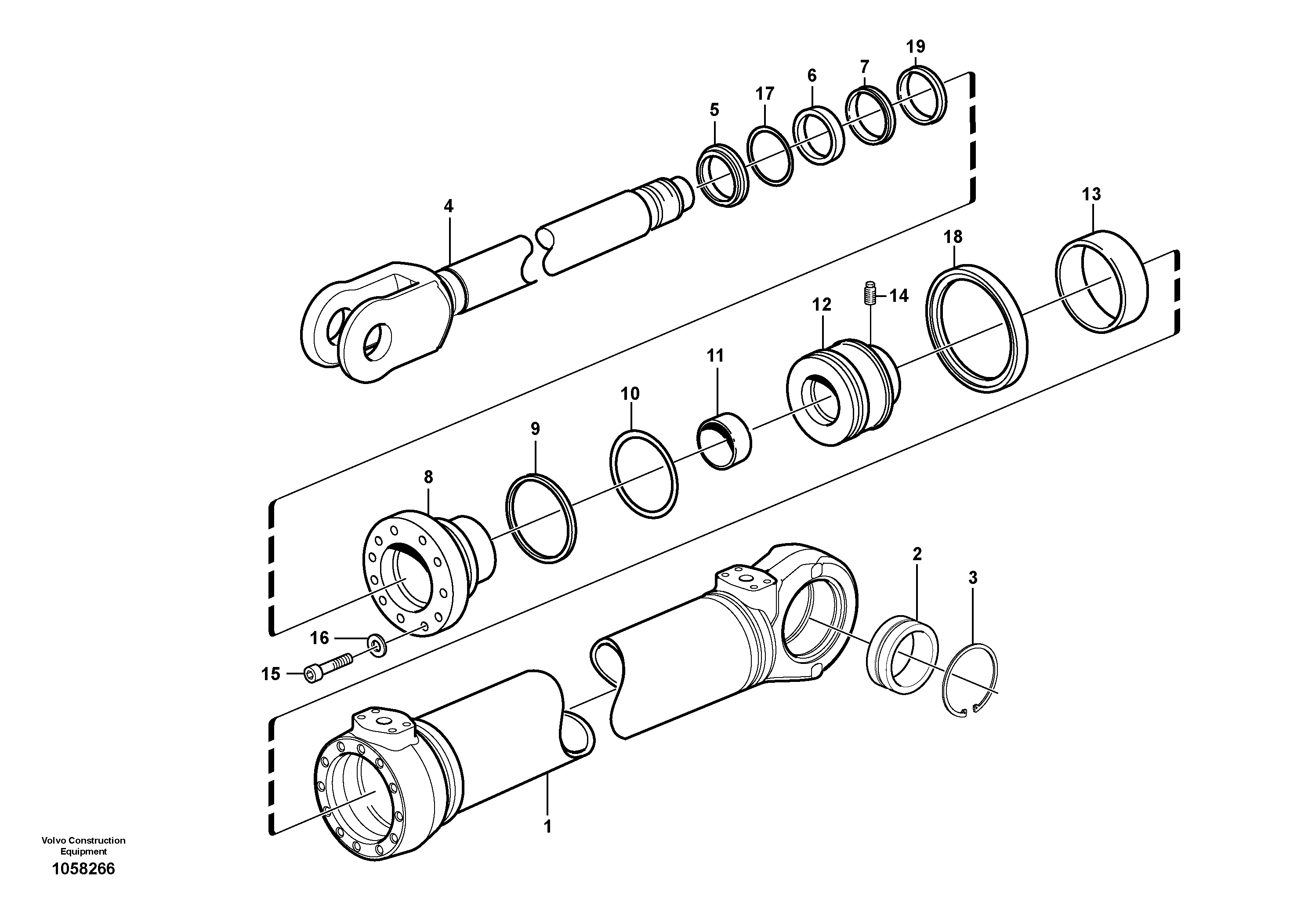 Crankshaft Seal VOE17211677 VOLVO