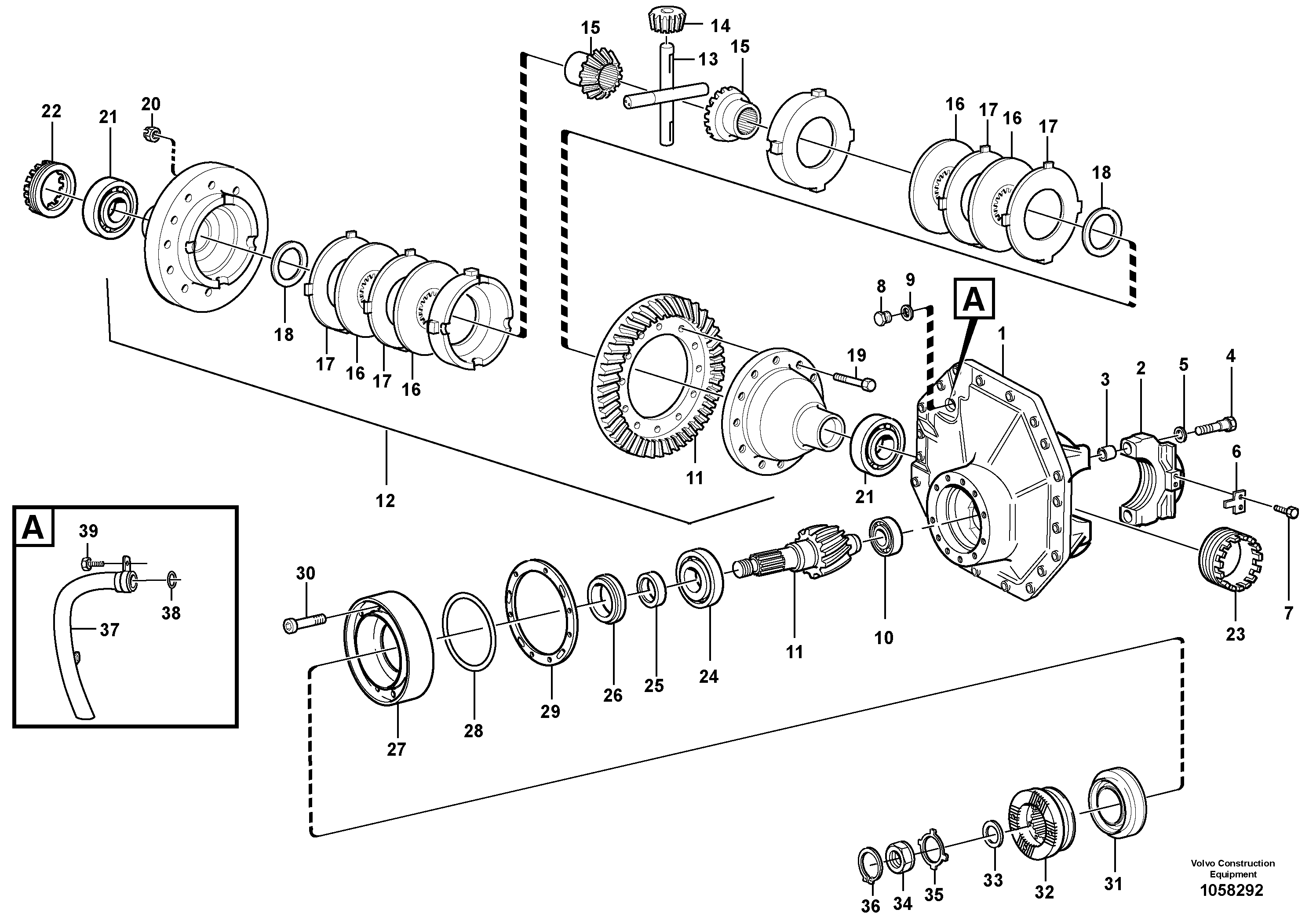 Front Spring VOE997349 VOLVO