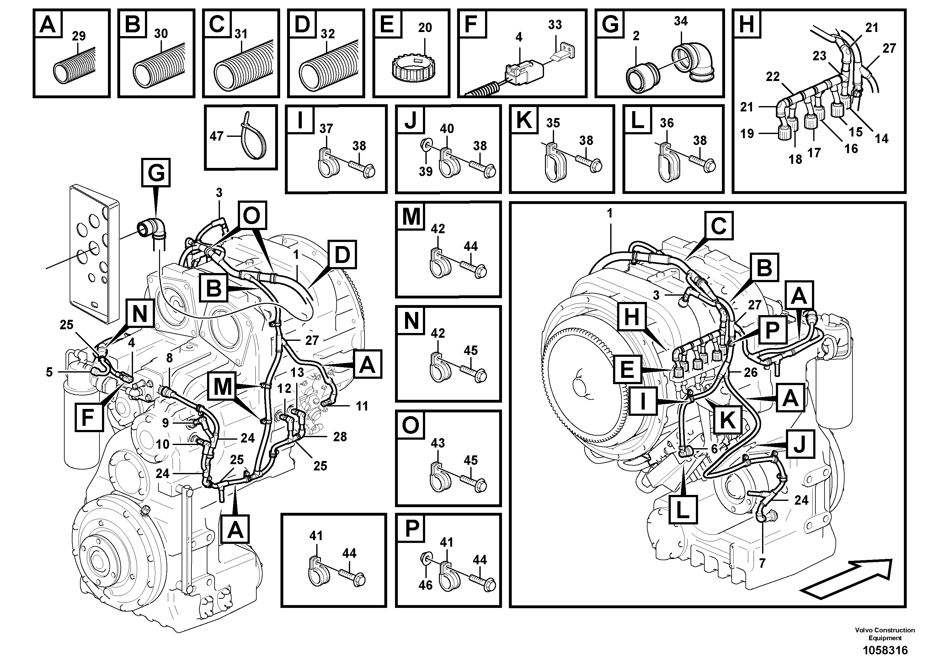 Support Leg VOE15196902 VOLVO