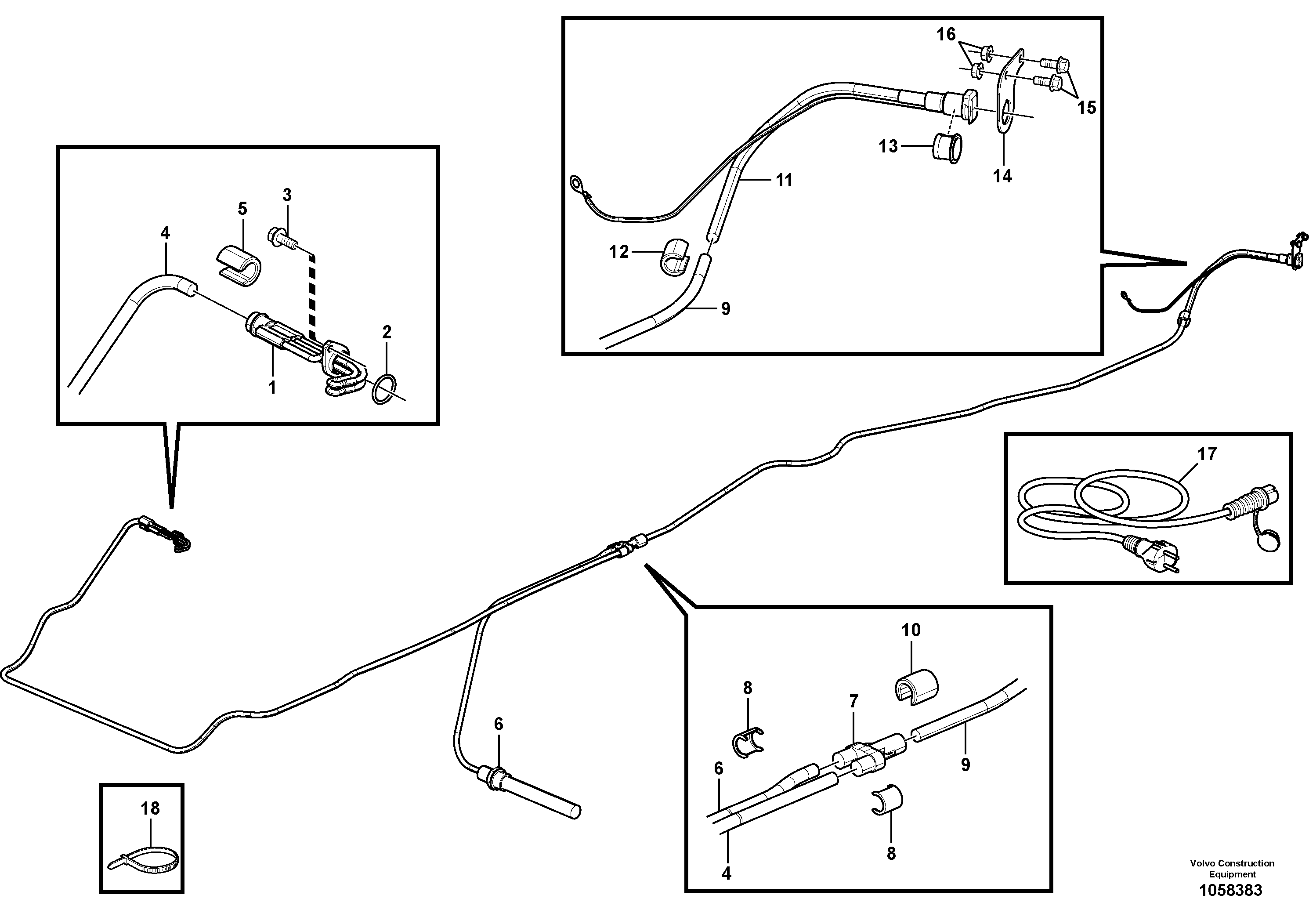 Seat frame VOE16801913 VOLVO