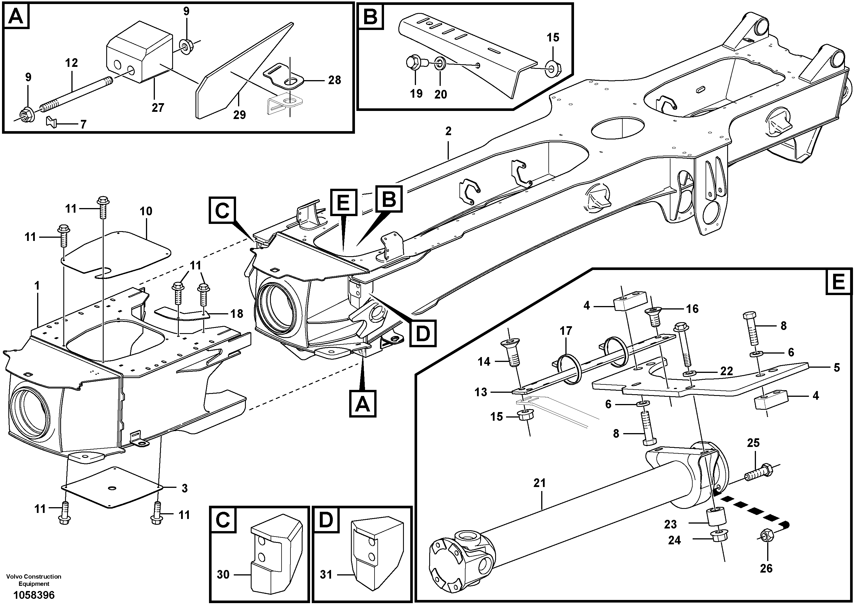 Heating Pipe VOE15113556 VOLVO