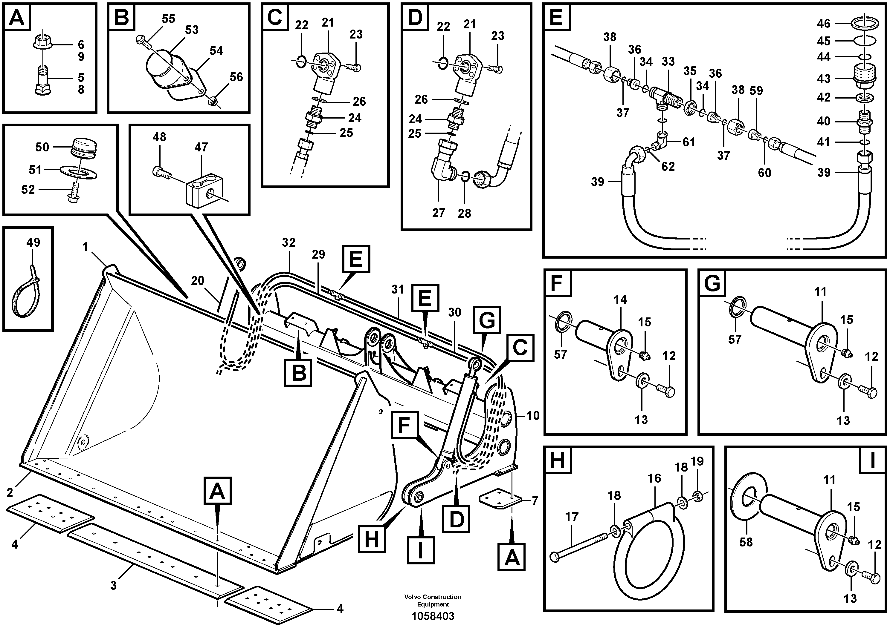 Timing gear casing VOE936036 VOLVO