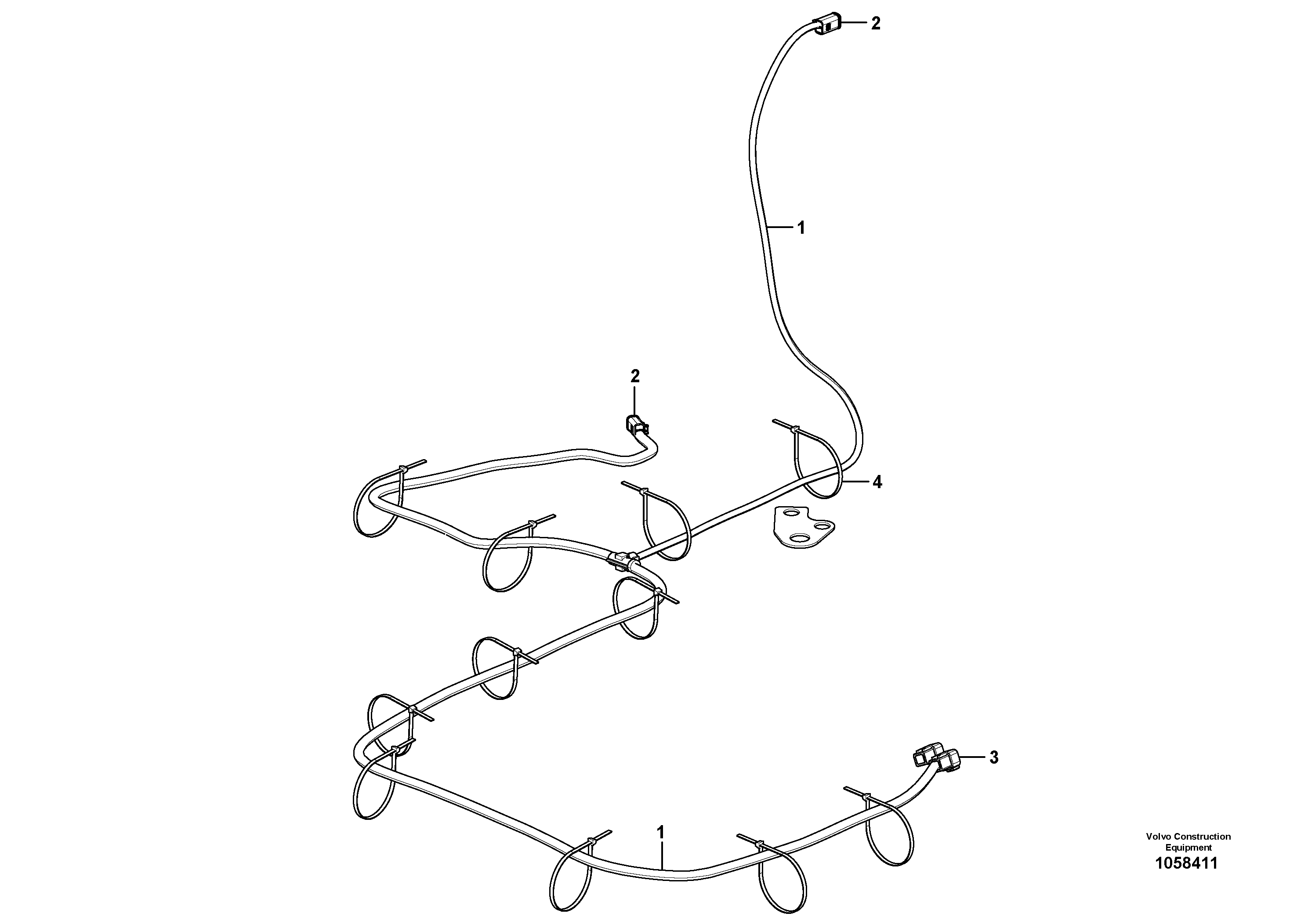 Wire harness VOE14601925 VOLVO