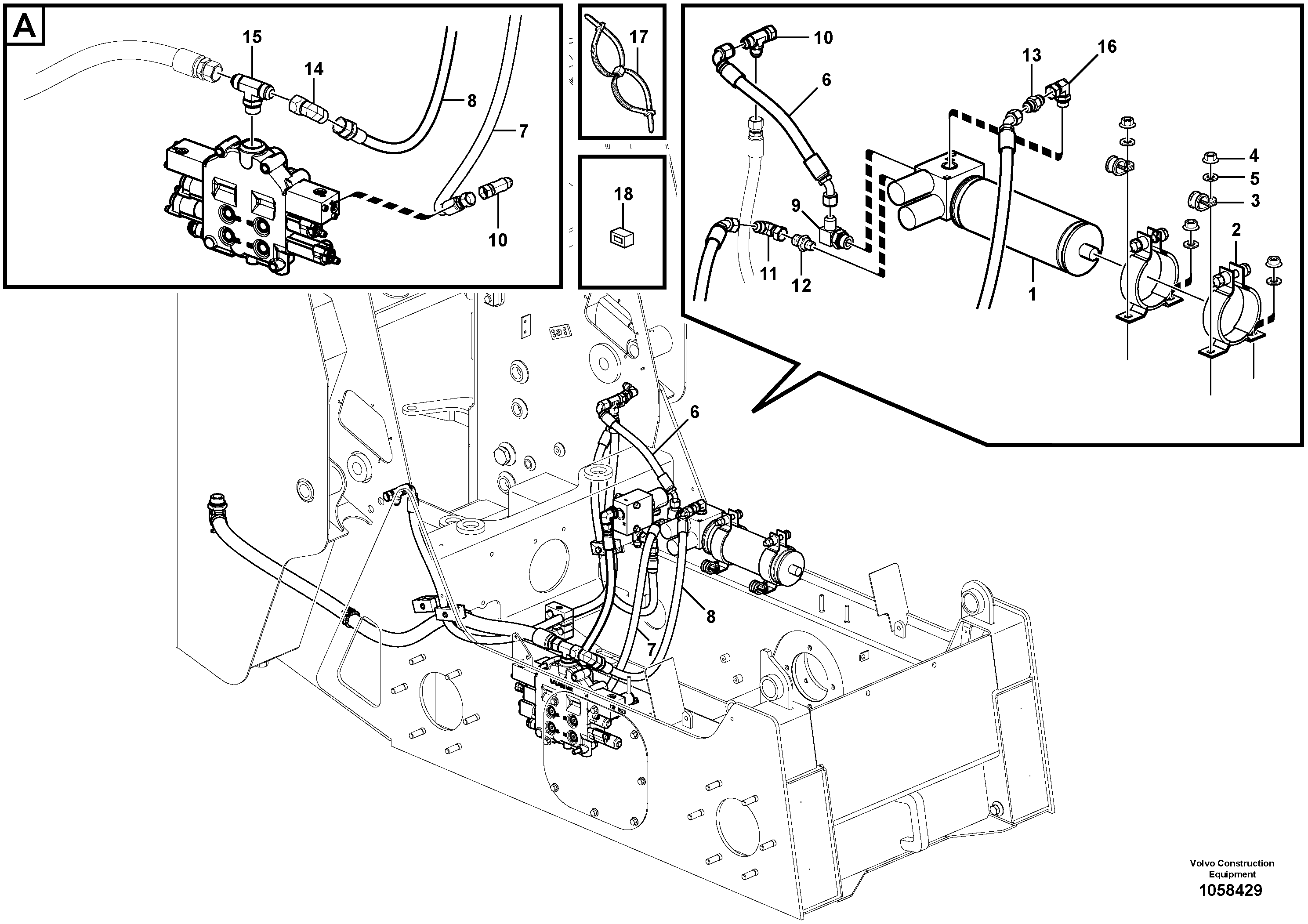 Timing gear casing VOE15635422 VOLVO