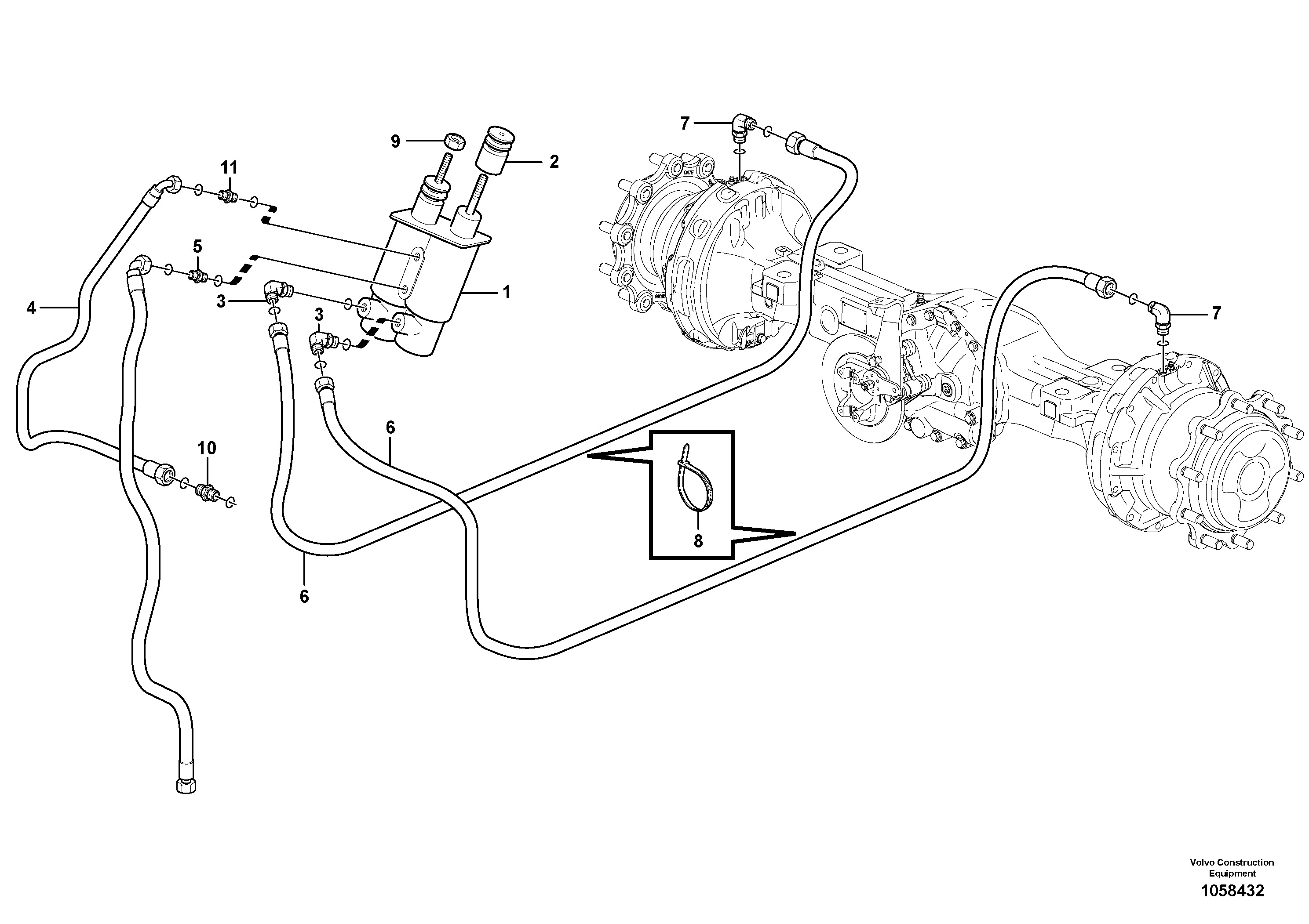 Water pump ger VOE937641 VOLVO