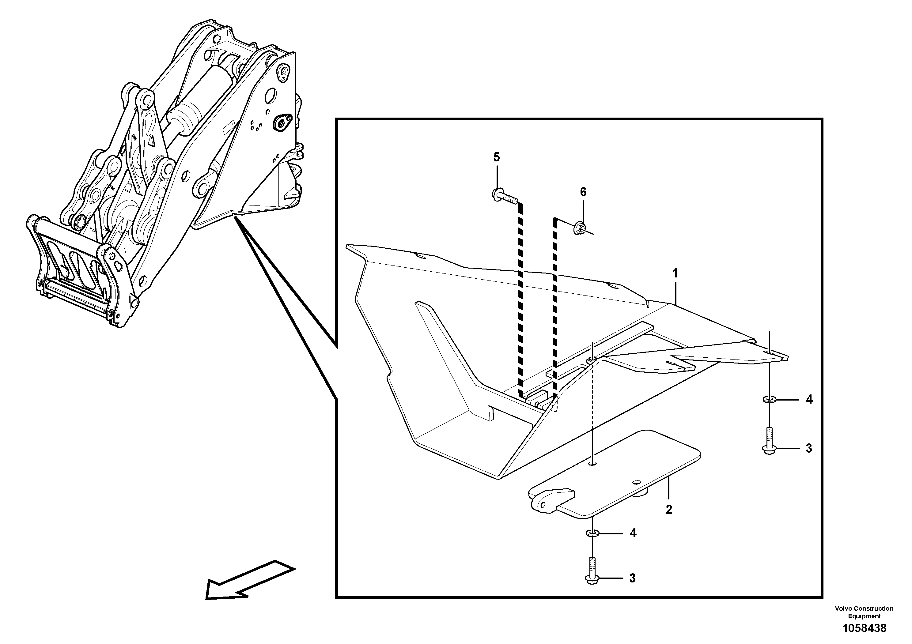 Front Plate VOE19000104 VOLVO