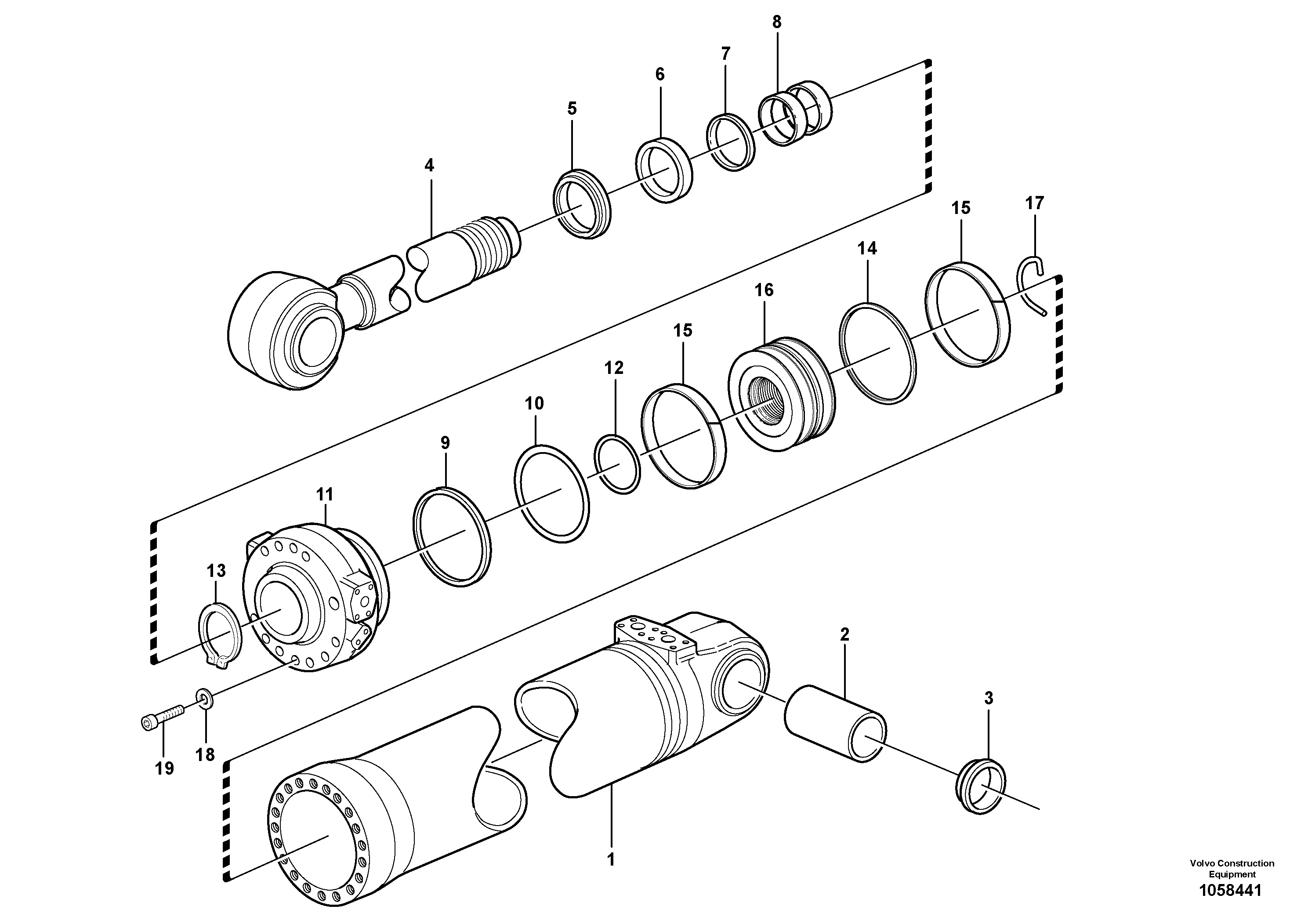 Safety Brace VOE15124233 VOLVO