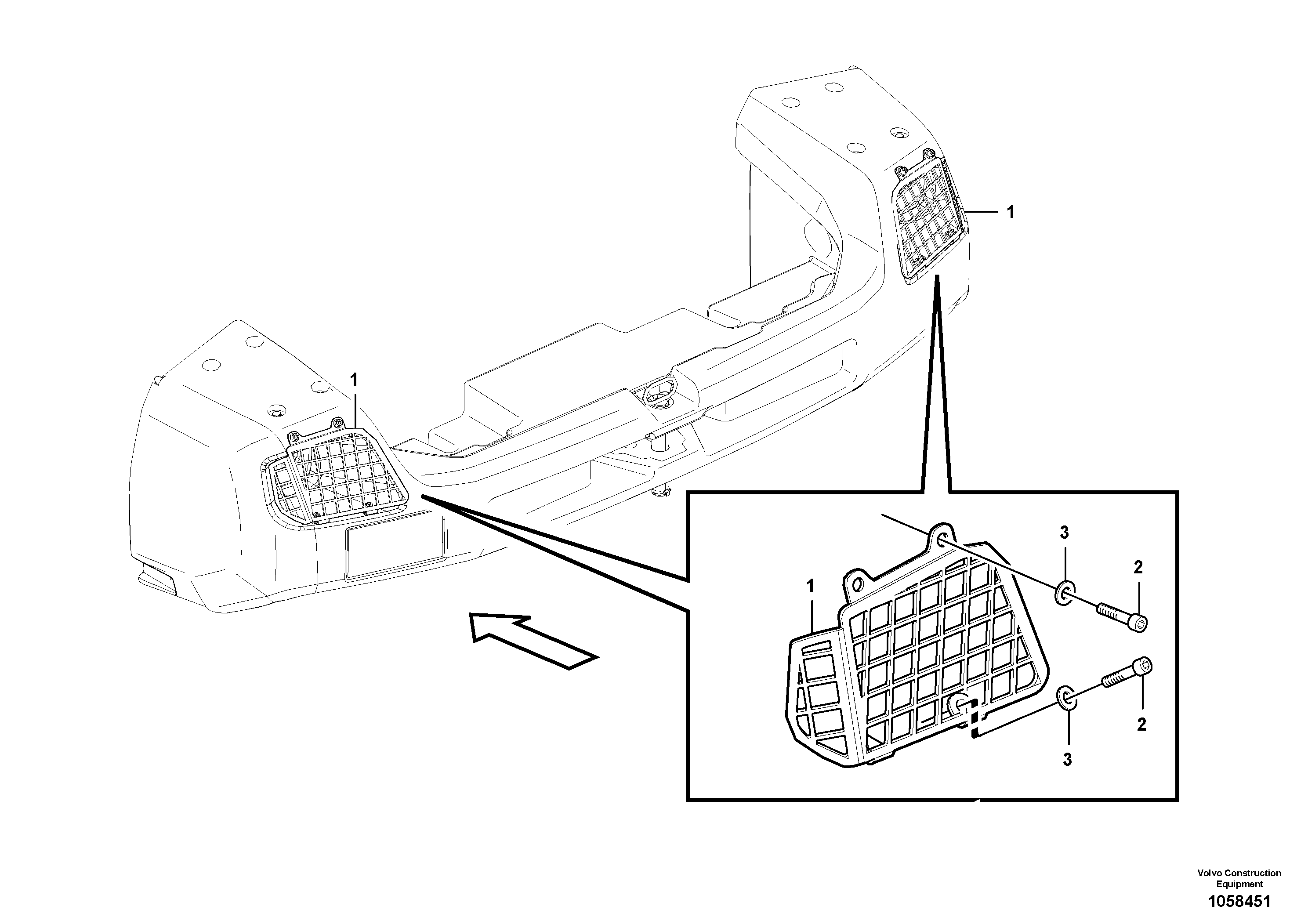 Rod heater VOE16805495 VOLVO