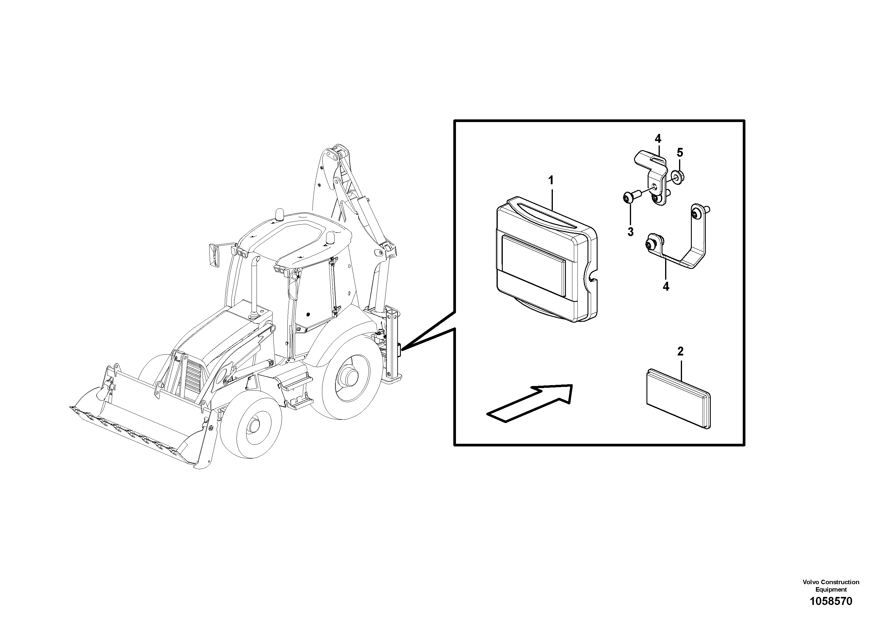 Seat frame VOE15646980 VOLVO