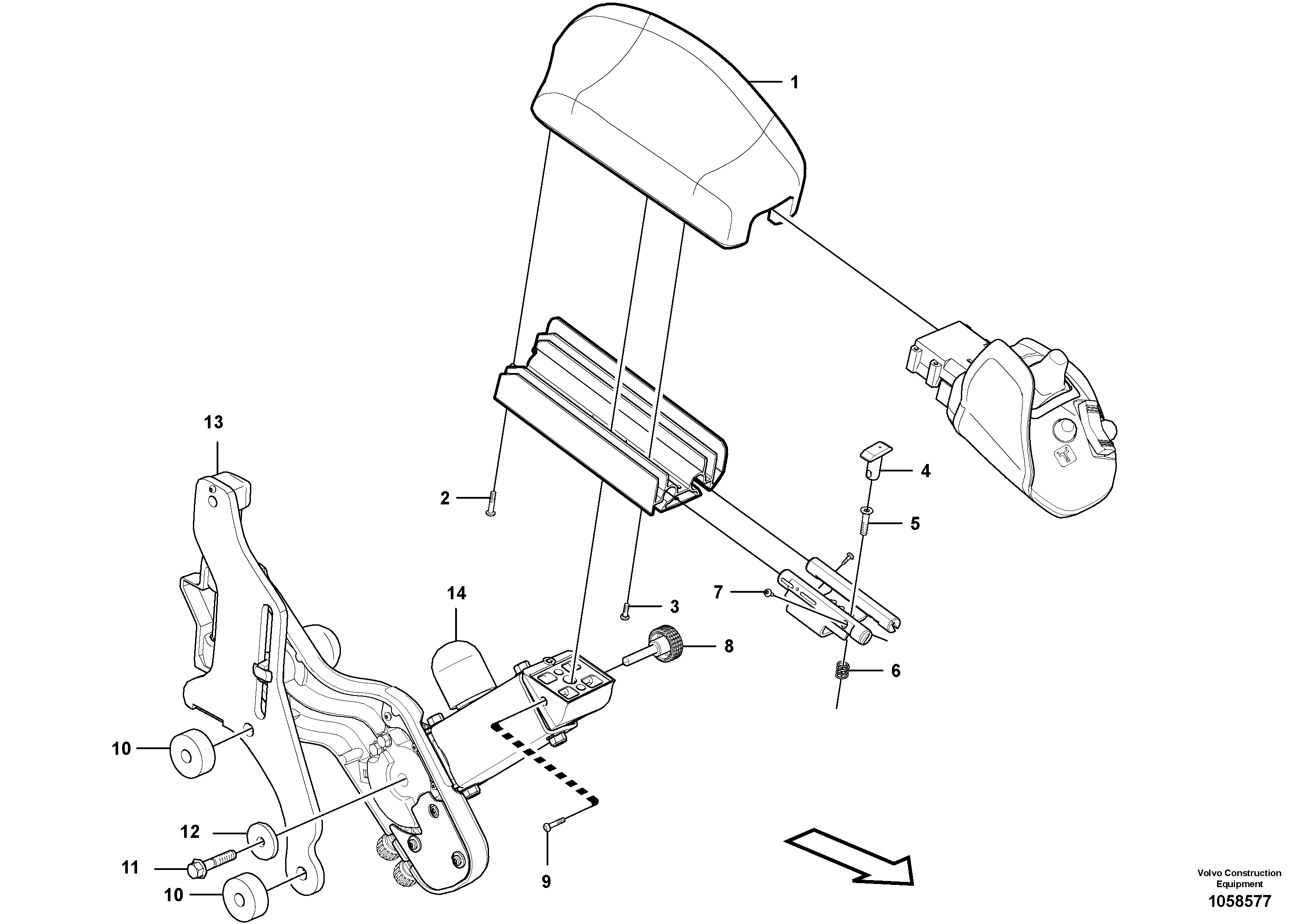 Bucket, cpl. - 1100 l VOE15411762 VOLVO