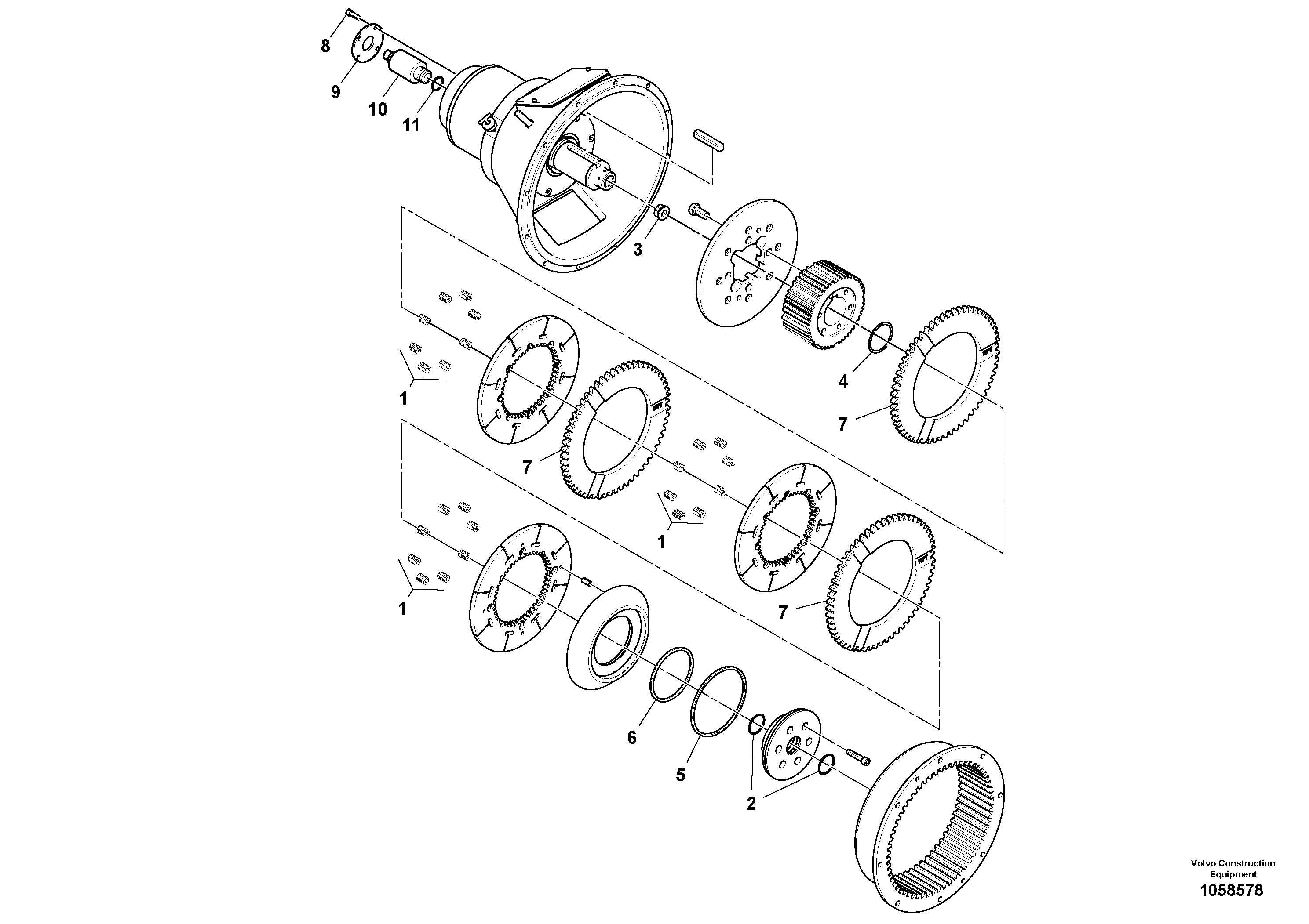 Ring, retainer RM43890854 VOLVO