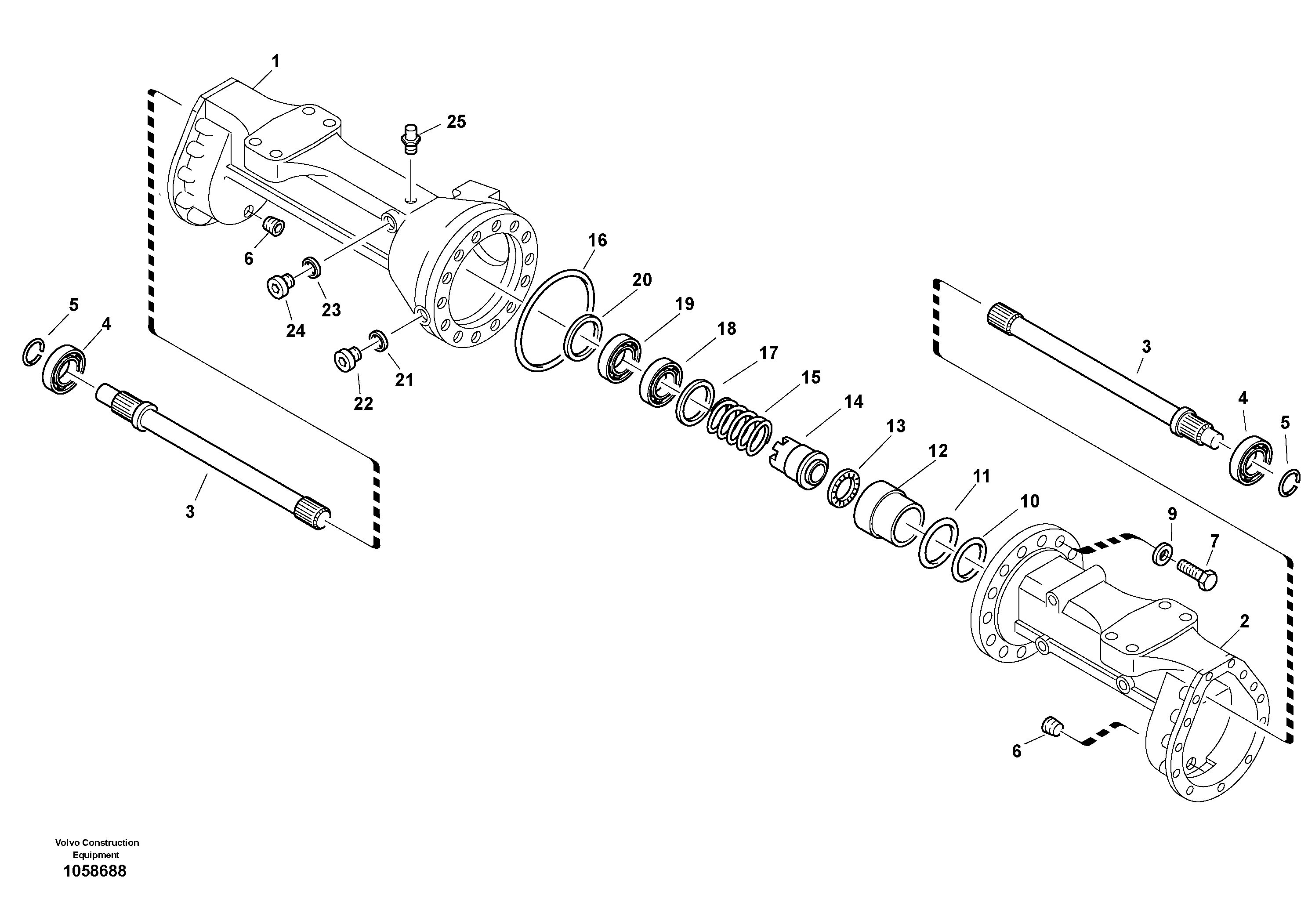 Valve block, cpl. VOE17202706 VOLVO