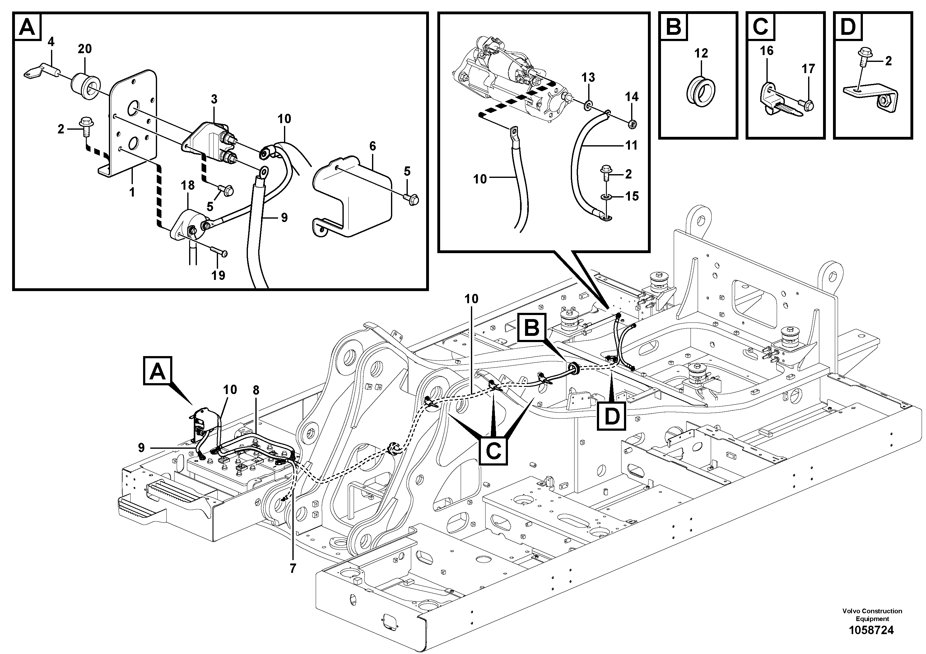 Brush Bearing VOE14696076 VOLVO