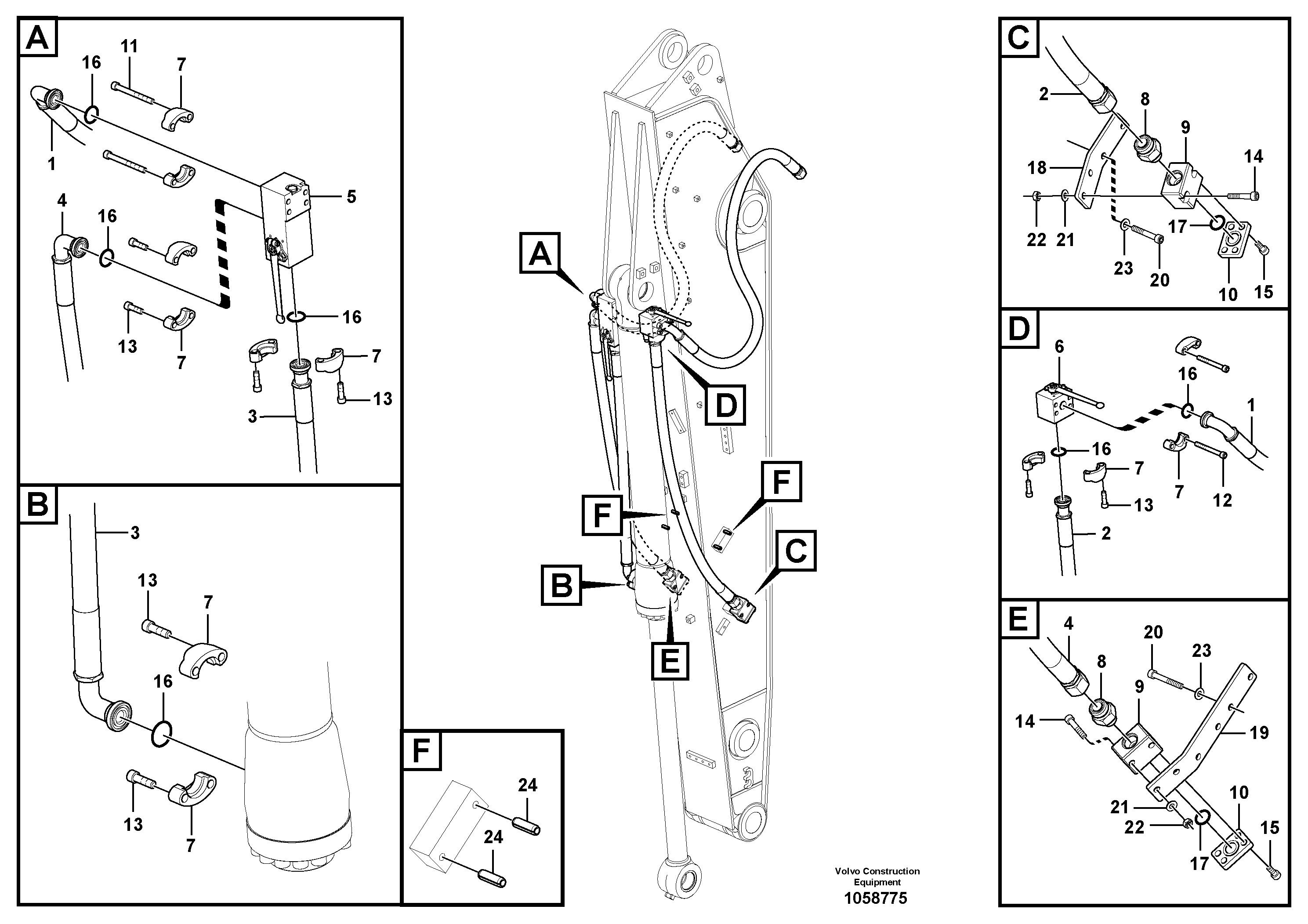 Timing gear casing VOE938093 VOLVO