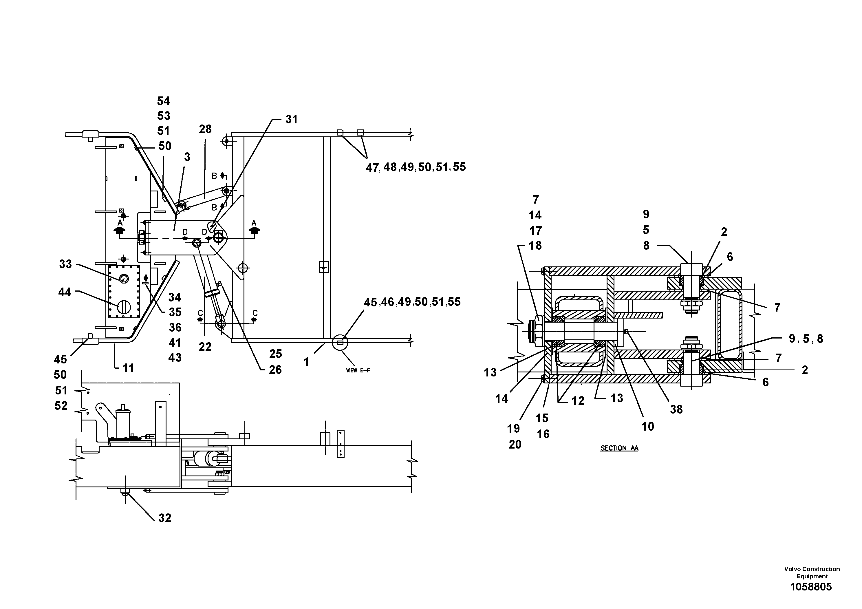 Hydr. Cylinder, Boom RM70109491 VOLVO