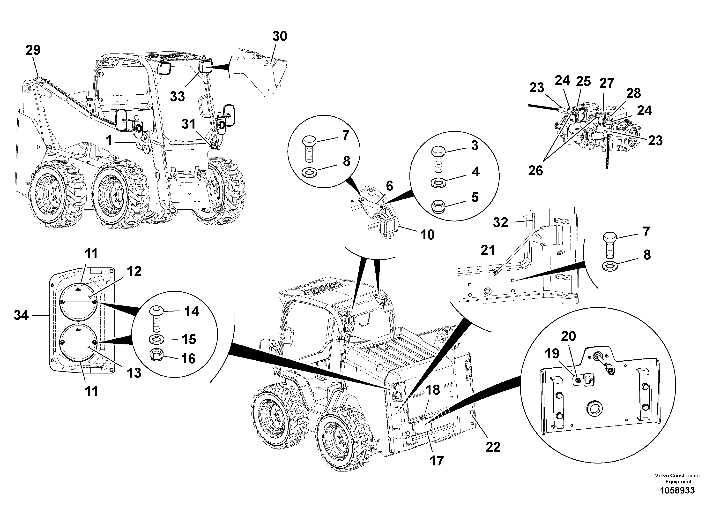 For upper engine part VOE17205263 VOLVO