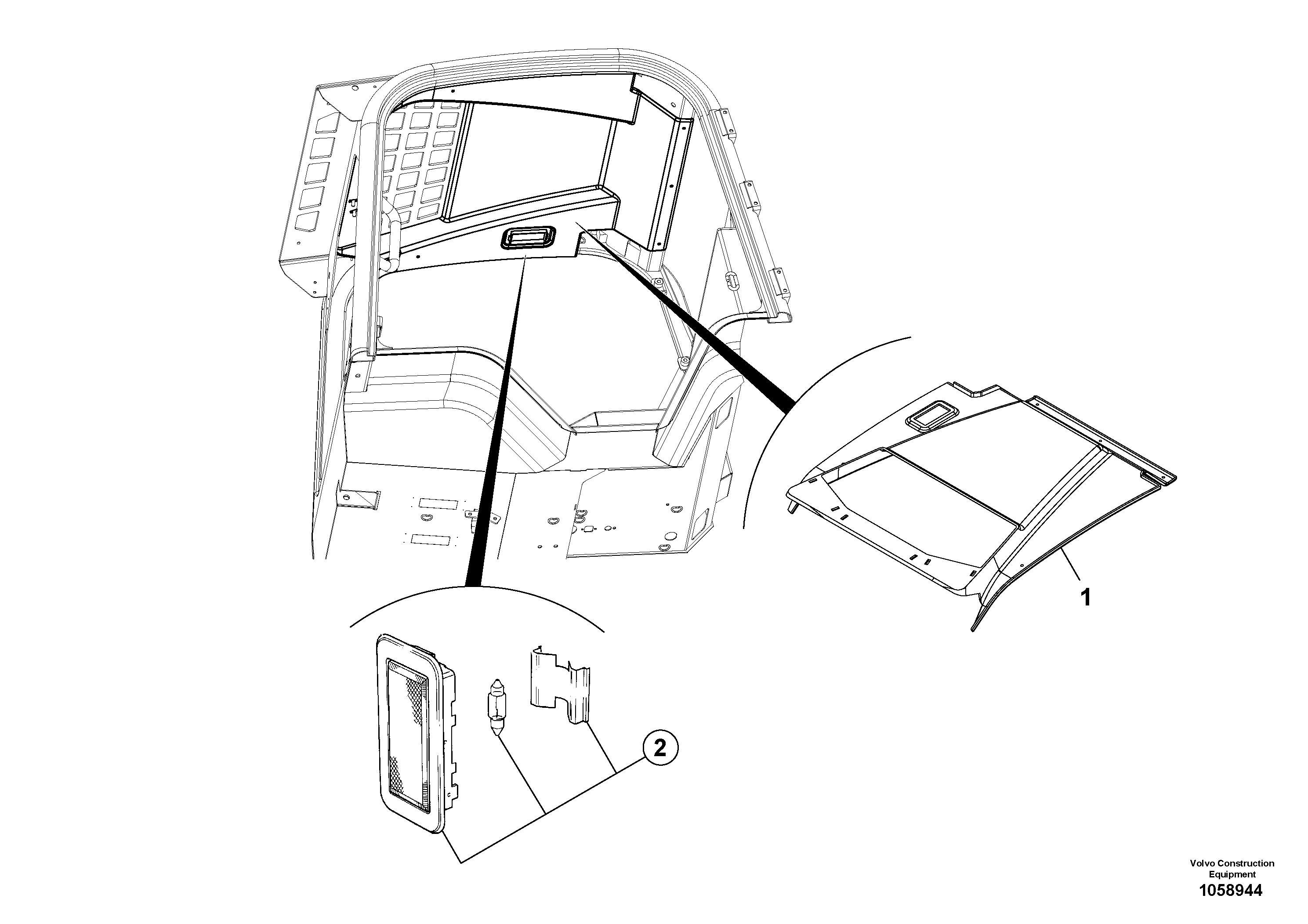 Stop wire VOE17205035 VOLVO