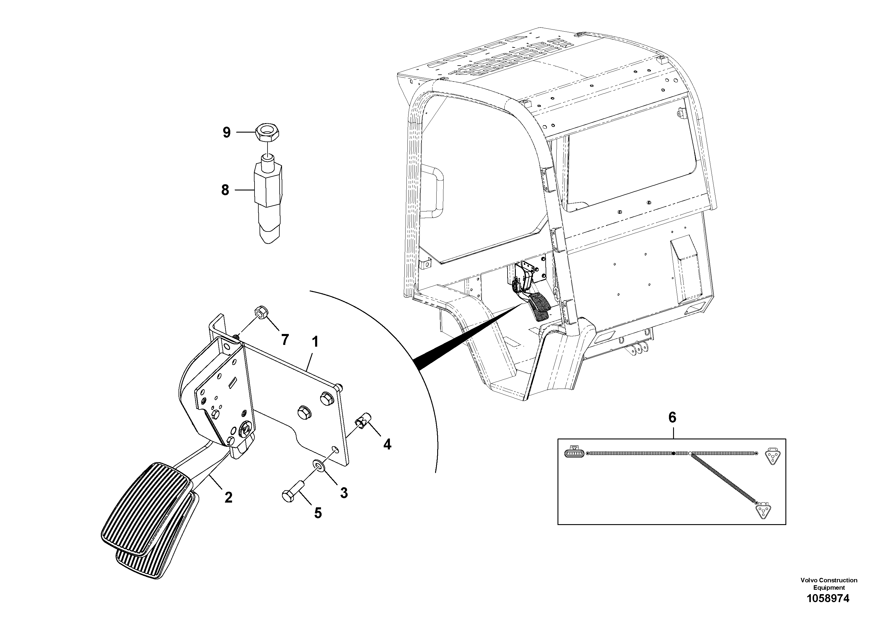 Support Leg VOE17209681 VOLVO