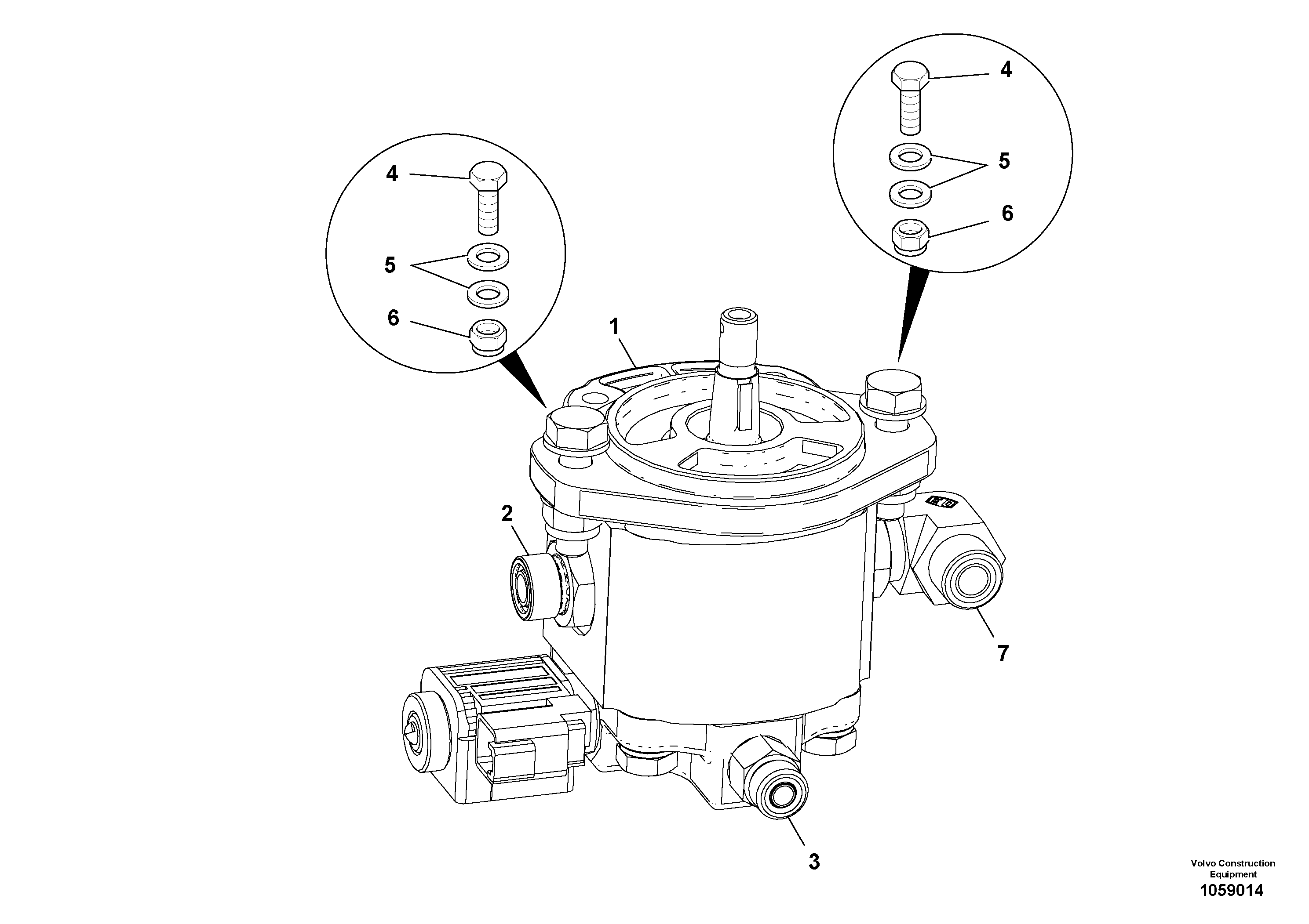 Tube assembly L.h. VOE16212077 VOLVO
