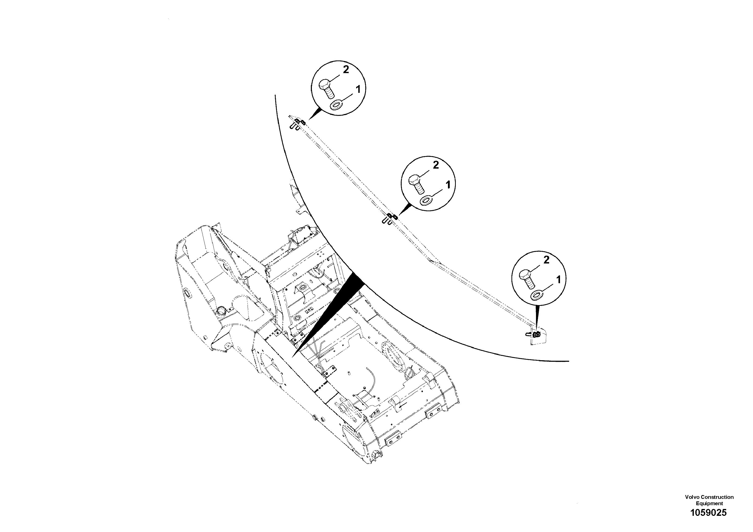 Tube assembly L.h. VOE16212321 VOLVO