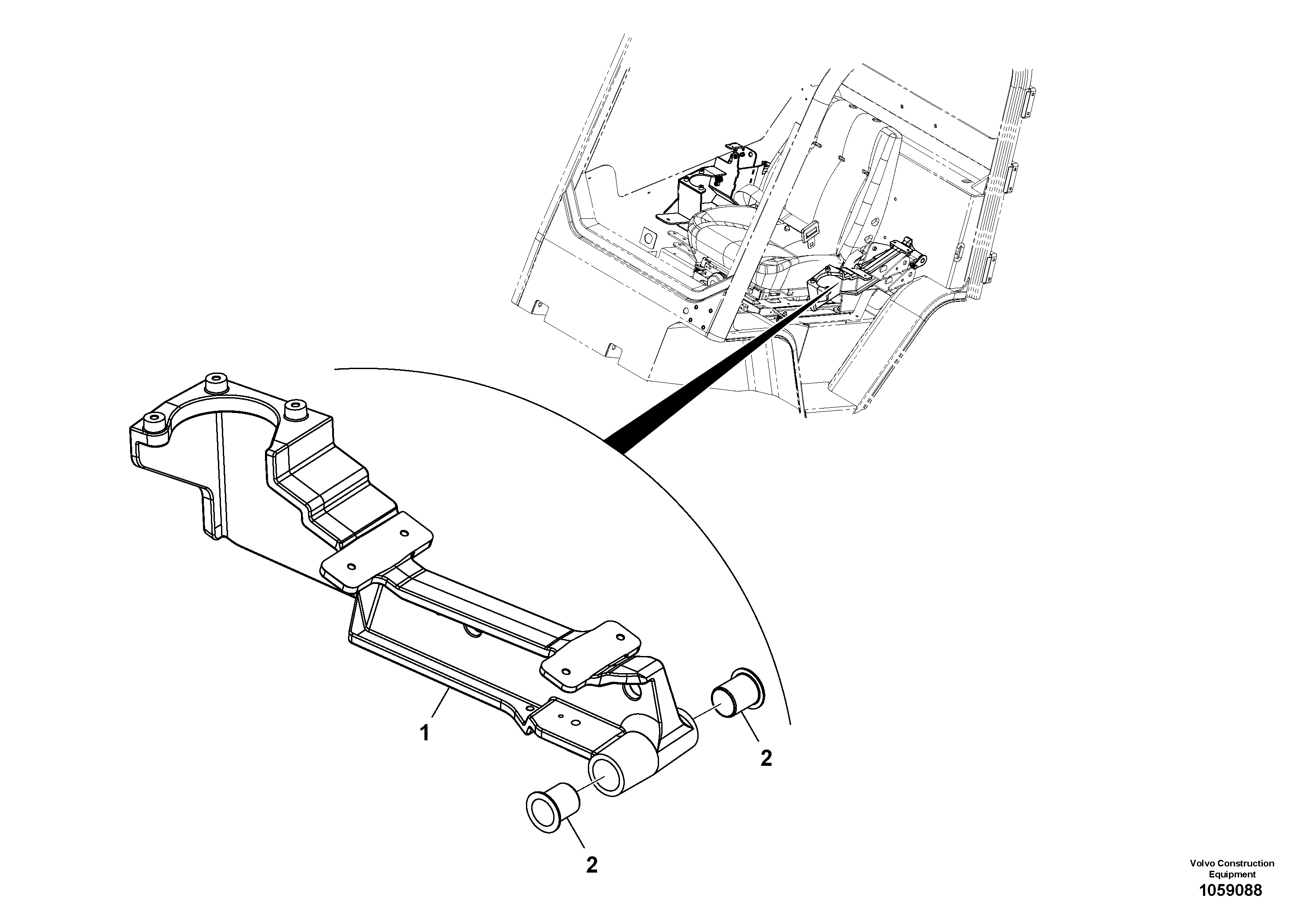 Arm Rest Rtnr VOE17229954 VOLVO