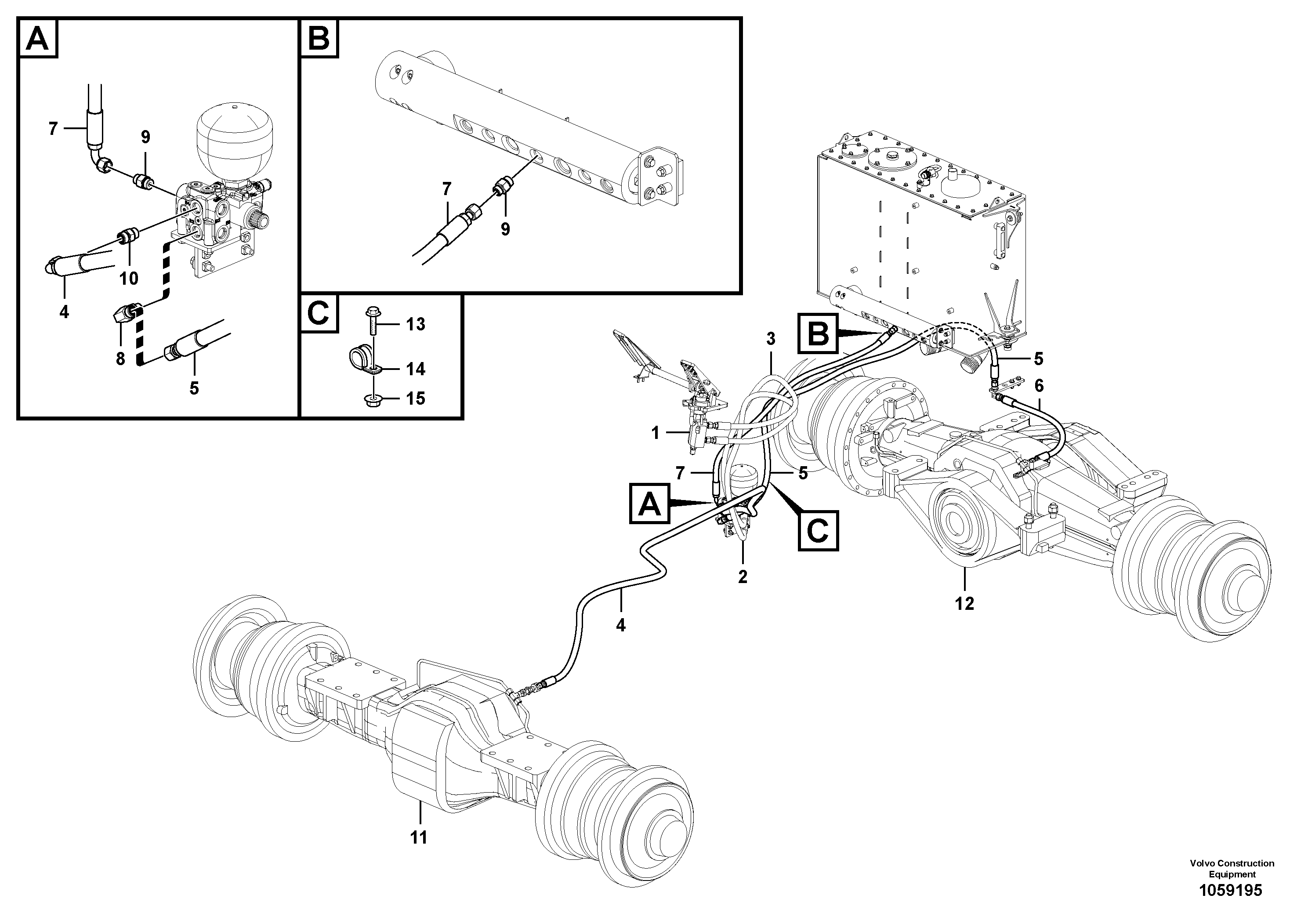 Timing gear casing VOE17246344 VOLVO