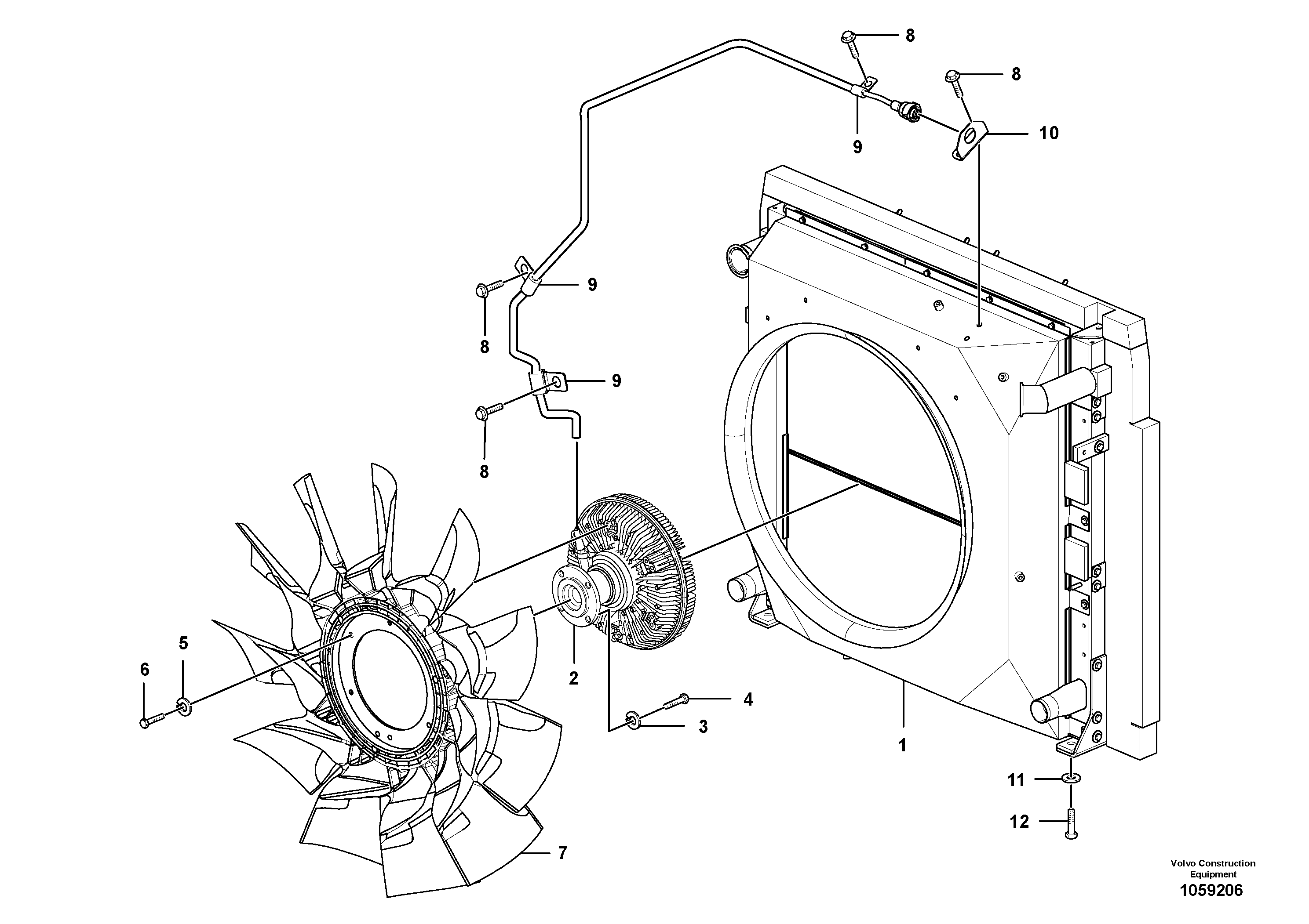 Extension pipe VOE14606775 VOLVO